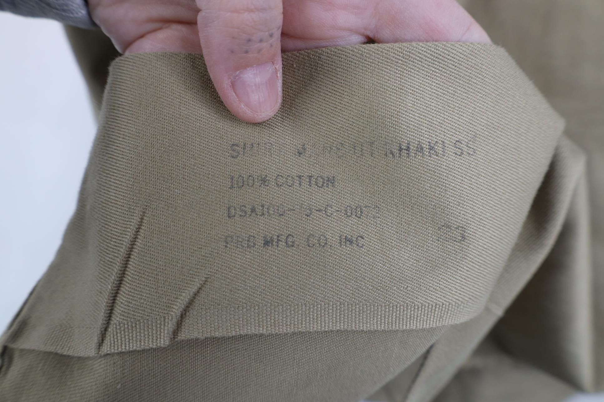 Vintage Vintage 70s Vietnam War Short Sleeve Button Shirt Khaki USA Size US S / EU 44-46 / 1 - 5 Thumbnail