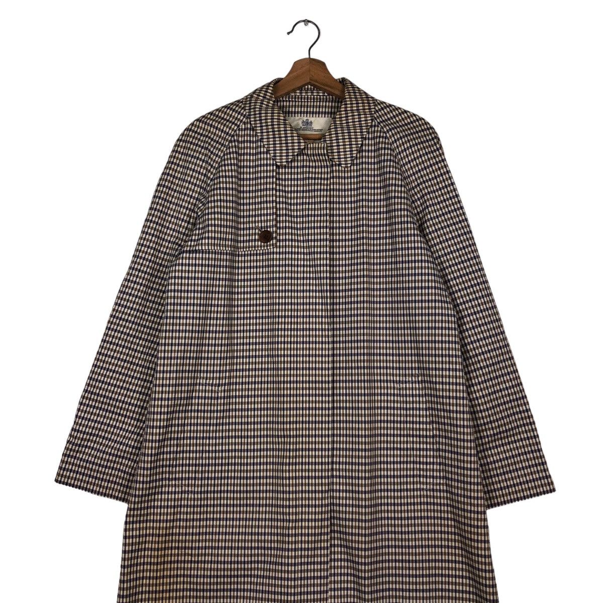 Aquascutum 🔥Long Jacket Aquascutum Made in England Nova Check Design Size US M / EU 48-50 / 2 - 4 Thumbnail