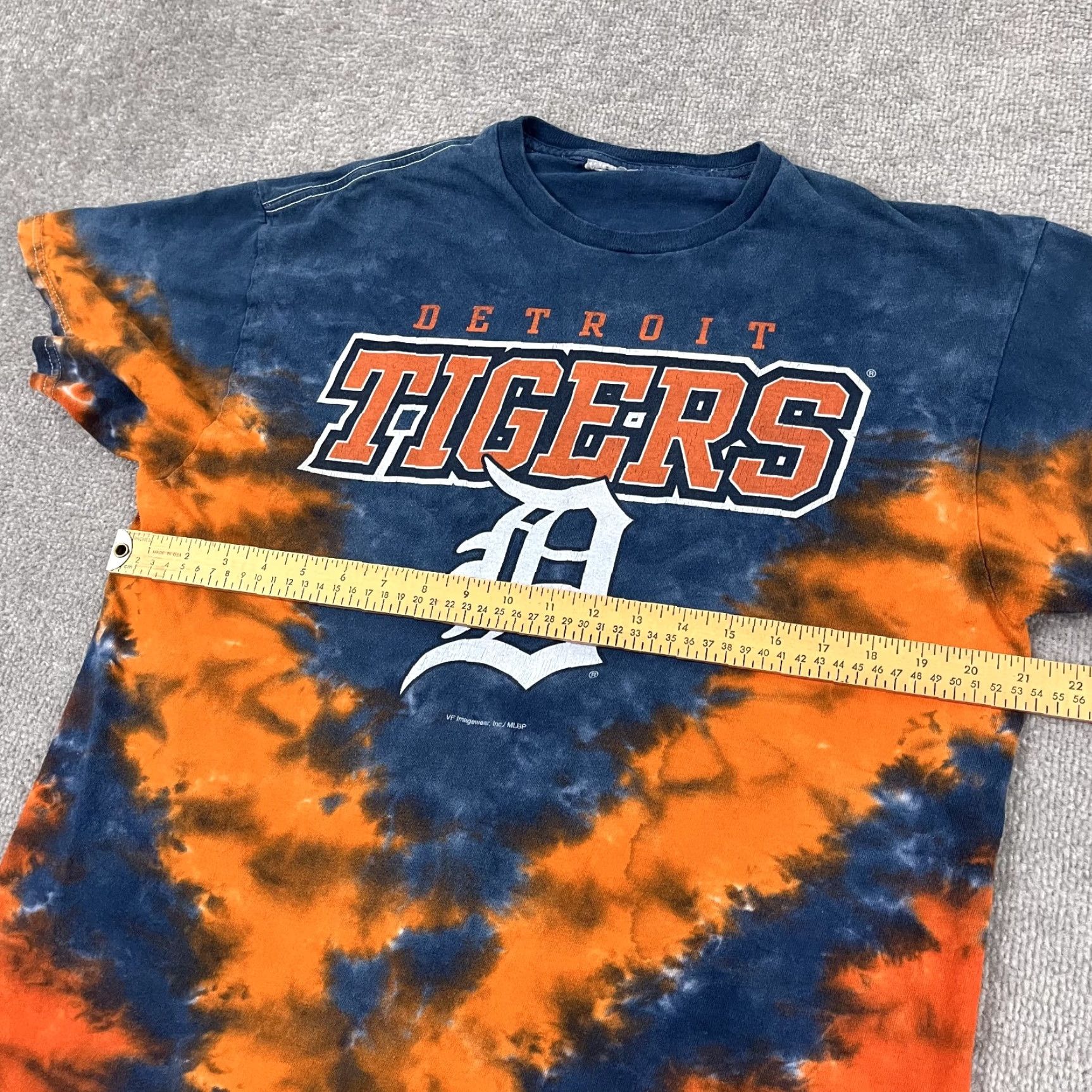 Vintage Detroit Tigers Shirt Men Medium Logo Blue Orange Tie Dye Tee Baseball Crew Neck Short Sleeve Retro? Size US M / EU 48-50 / 2 - 5 Thumbnail