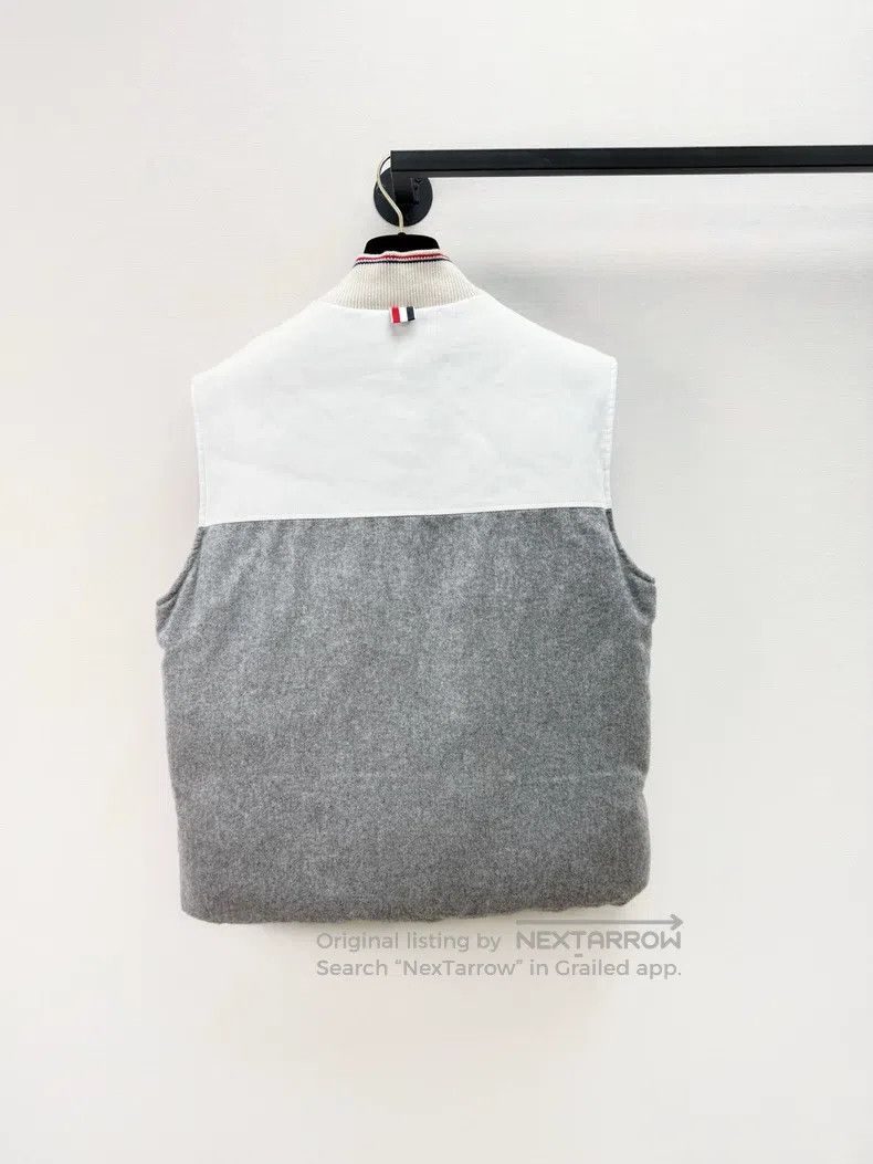 Thom Browne Thom Browne Striped down jacket with feathers Size US M / EU 48-50 / 2 - 4 Thumbnail