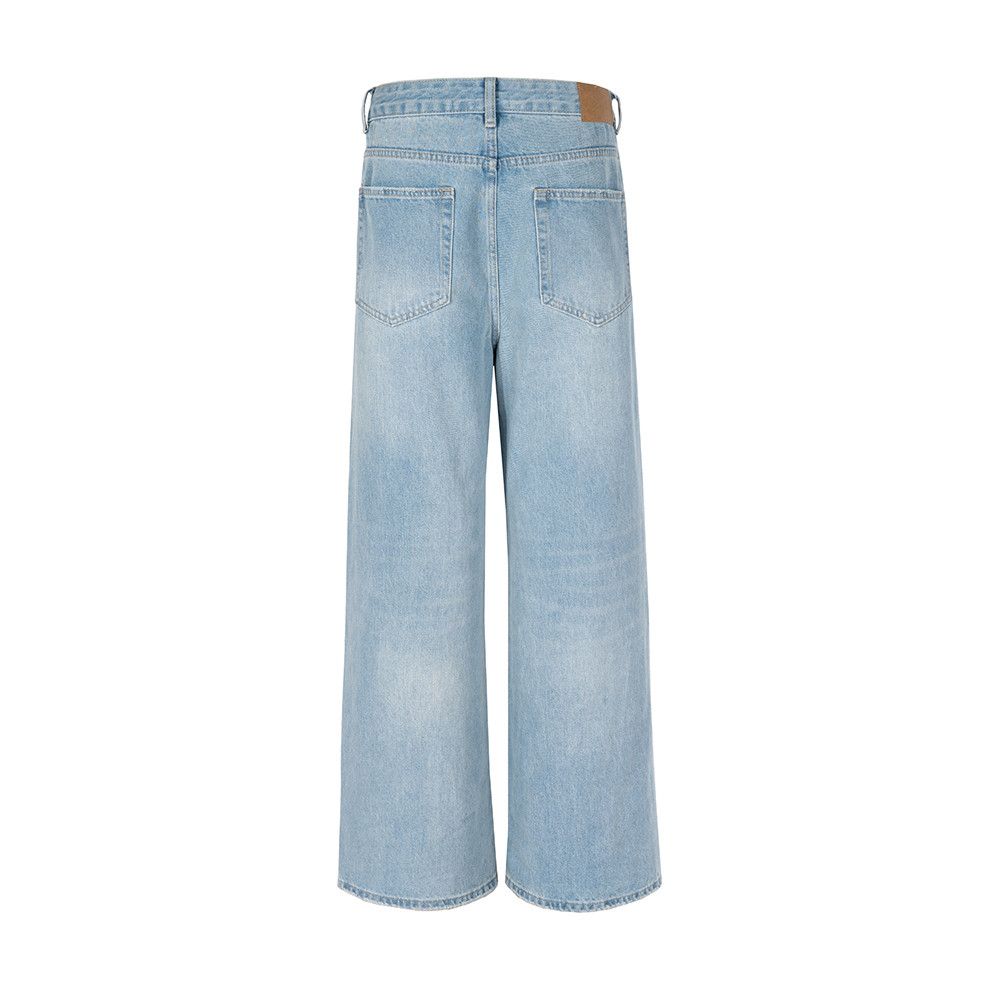 Designer × Japanese Brand × Jean Baggy Flared Leg Striped Rusty Jeans Size US 30 / EU 46 - 2 Thumbnail