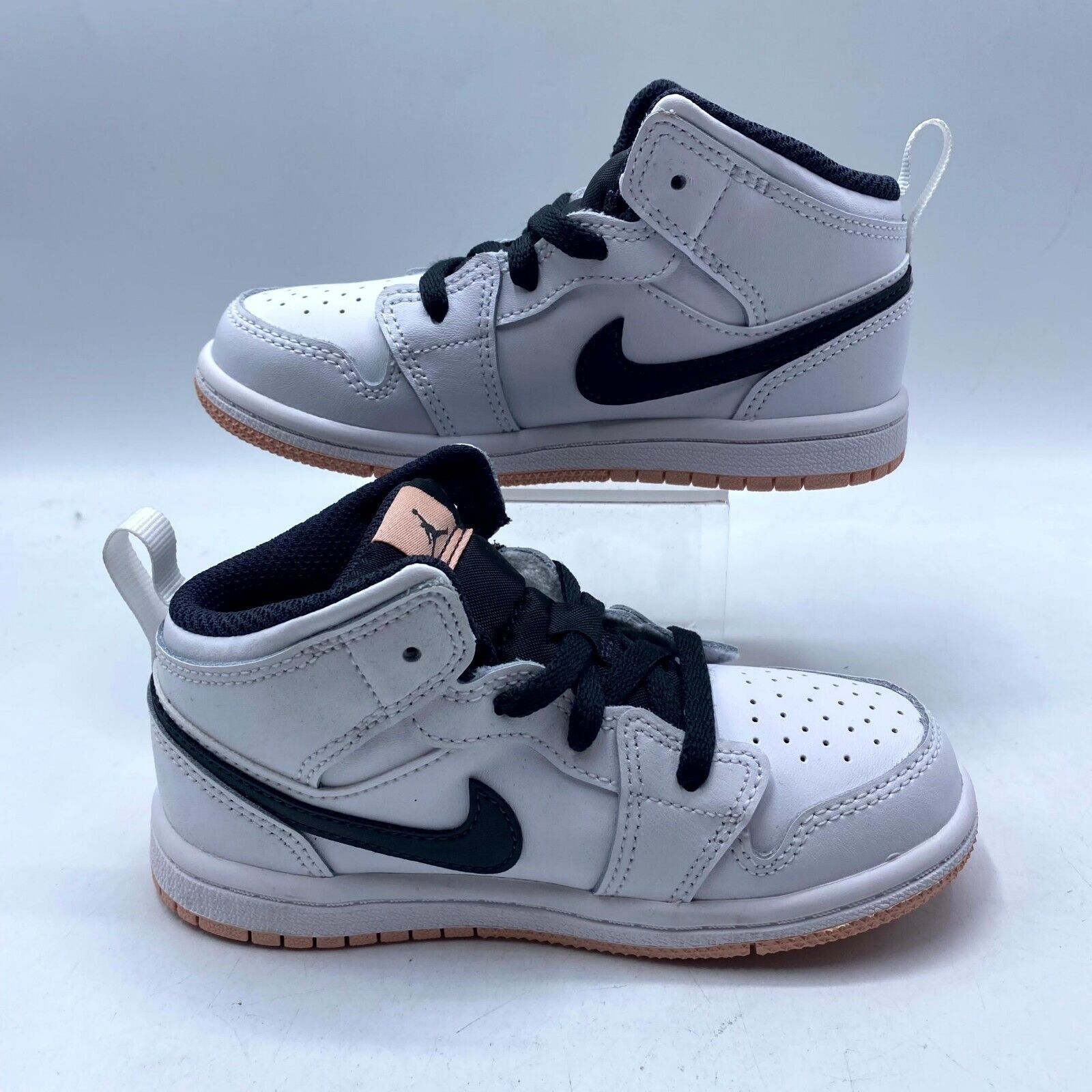 Nike NEW Nike Air Jordan 1 Mid TD White Arctic Orange 640735-180 Size US 9 / EU 42 - 3 Thumbnail