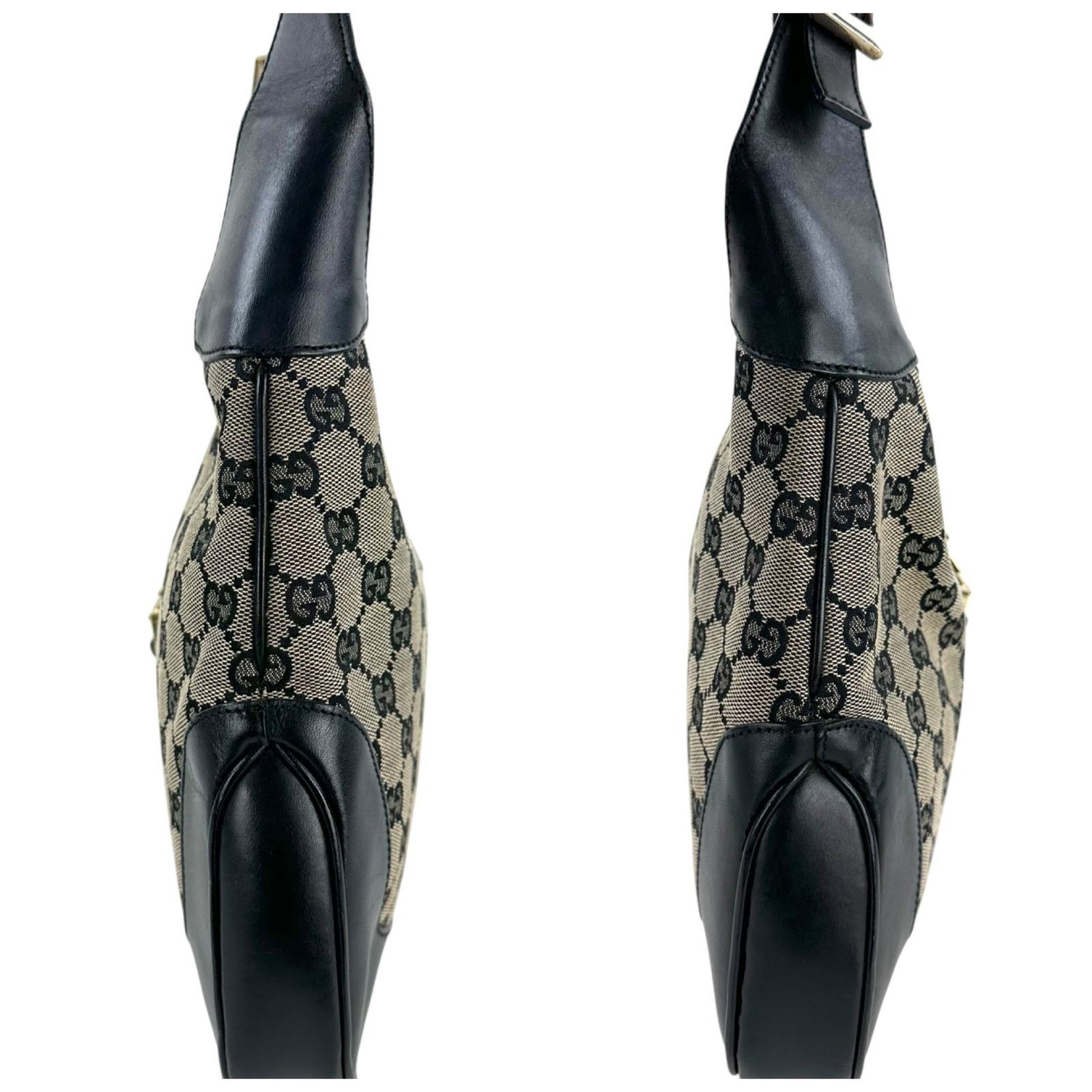 Gucci Gucci Monogram Canvas Jackie Shoulder Bag Size ONE SIZE - 3 Thumbnail