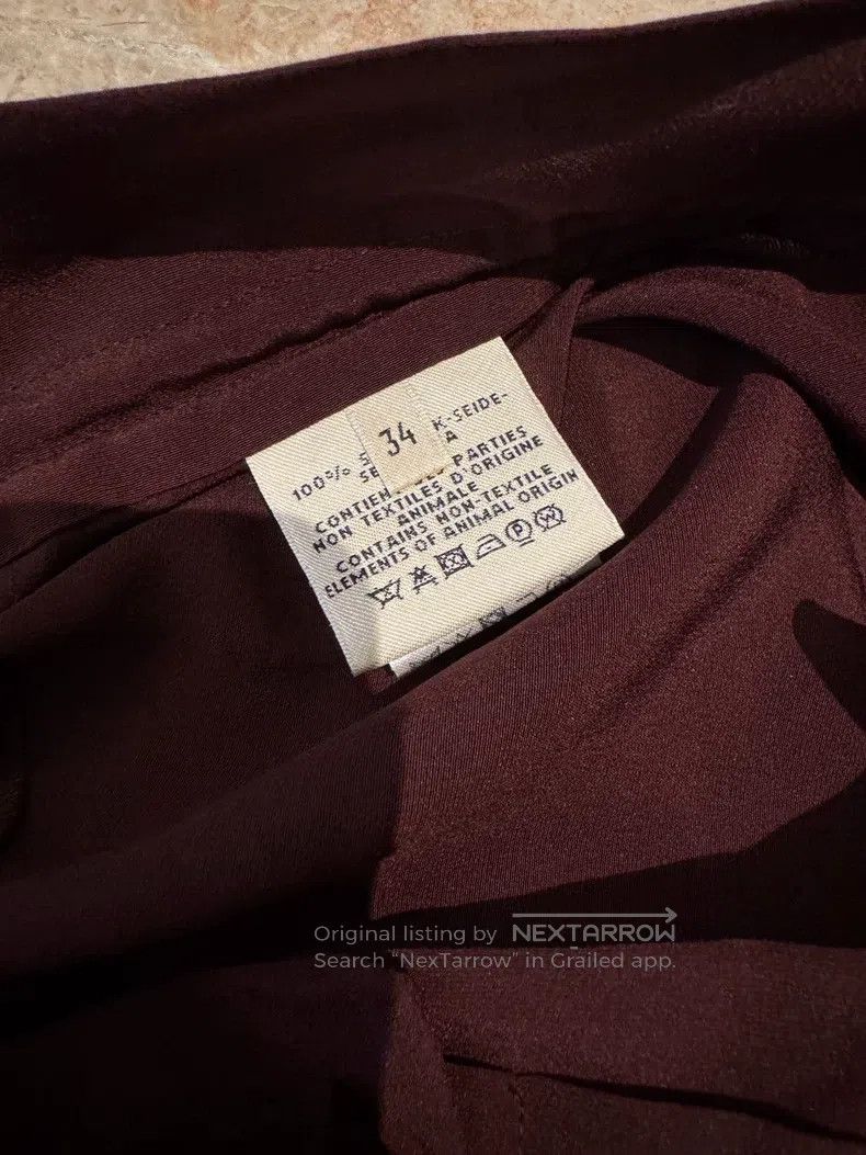 Hermes Hermes Silk skirt Size 42" / US 20 - 5 Thumbnail