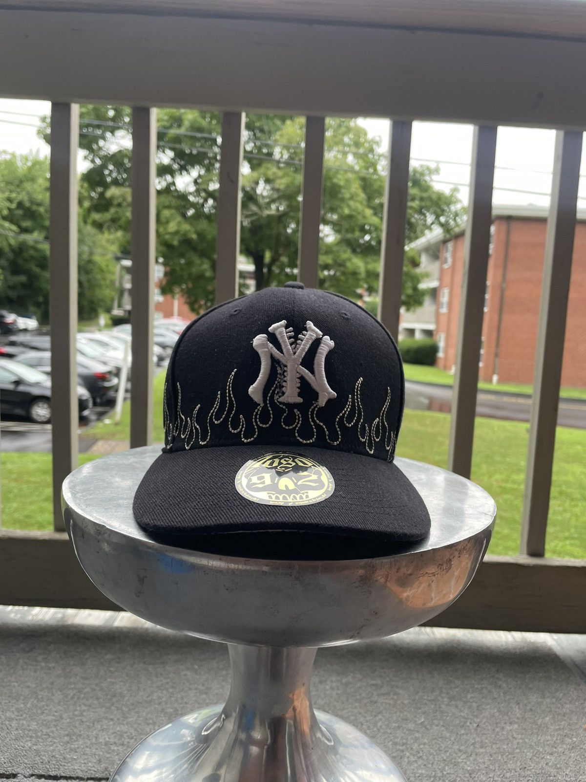 New York Yankees Black New York Yankee’s Sashiko fitted Size ONE SIZE - 1 Thumbnail