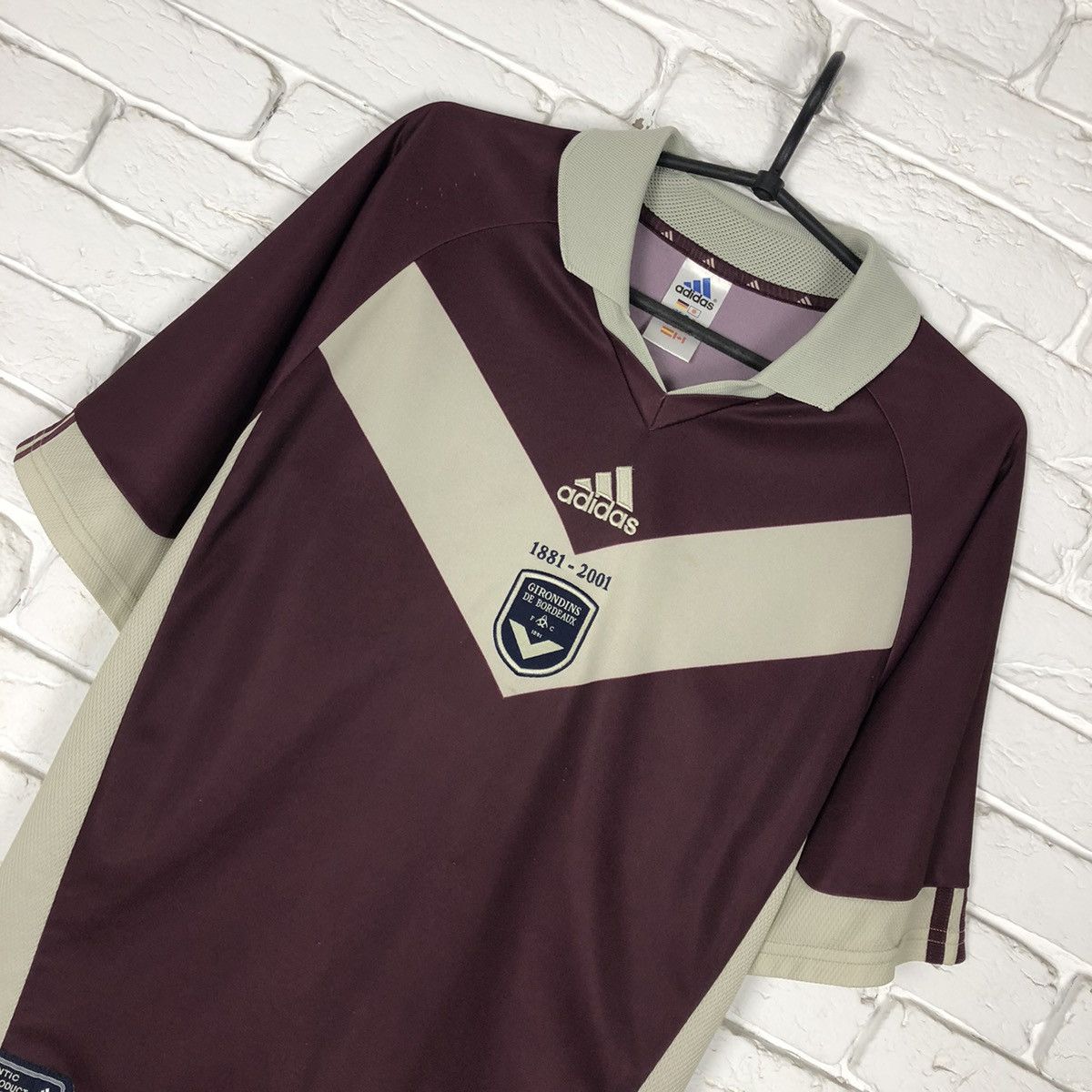 Adidas Girondins de Bordeaux 2001 cup jersey Size US L / EU 52-54 / 3 - 2 Thumbnail