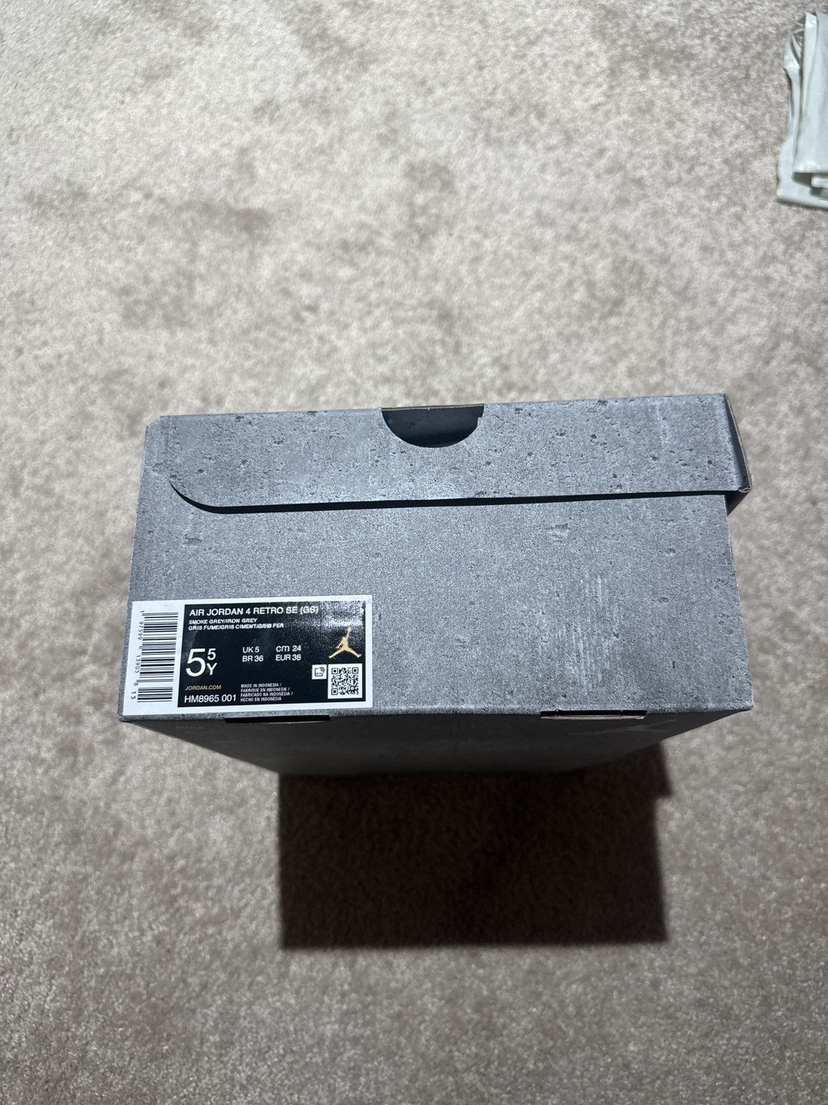 Jordan Brand × Nike Wet cement Jordan 4s Size US 5.5 / EU 38 - 7 Thumbnail