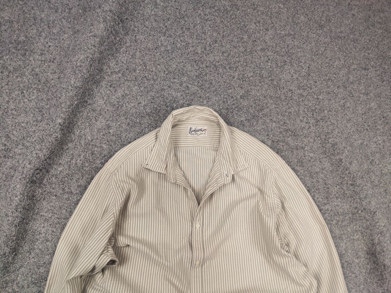 Bevilacqua Bevilacqua Italy Design Vintage casual striped button shirt Size US XL / EU 56 / 4 - 2 Thumbnail