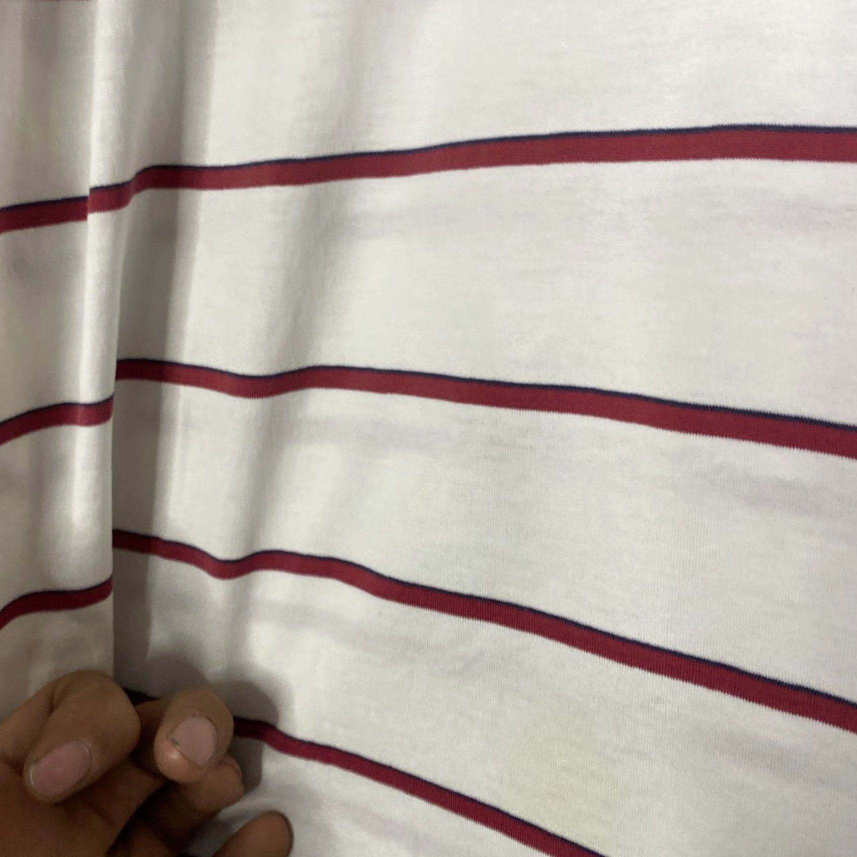 Ralph Lauren Ralph Lauren Polo Golf Shirt Men L Red White Stripe Multicolor Cotton Pima Knit Logo Short Sleeve Collared Button Regular Size US L / EU 52-54 / 3 - 6 Thumbnail
