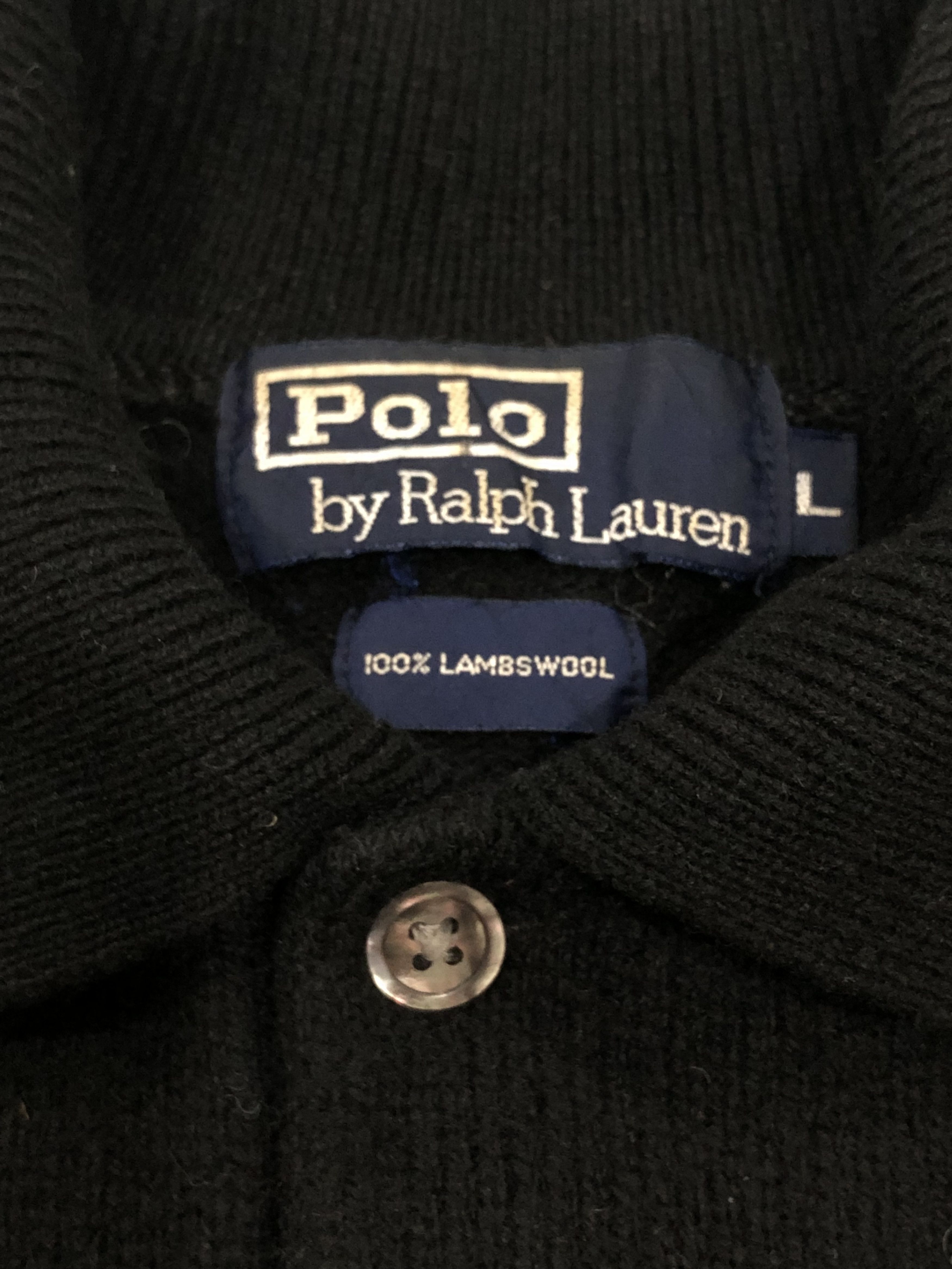 Designer × Polo Ralph Lauren × Vintage Vintage 90s Polo Ralph Lauren 100% Lambwool Size US L / EU 52-54 / 3 - 4 Thumbnail
