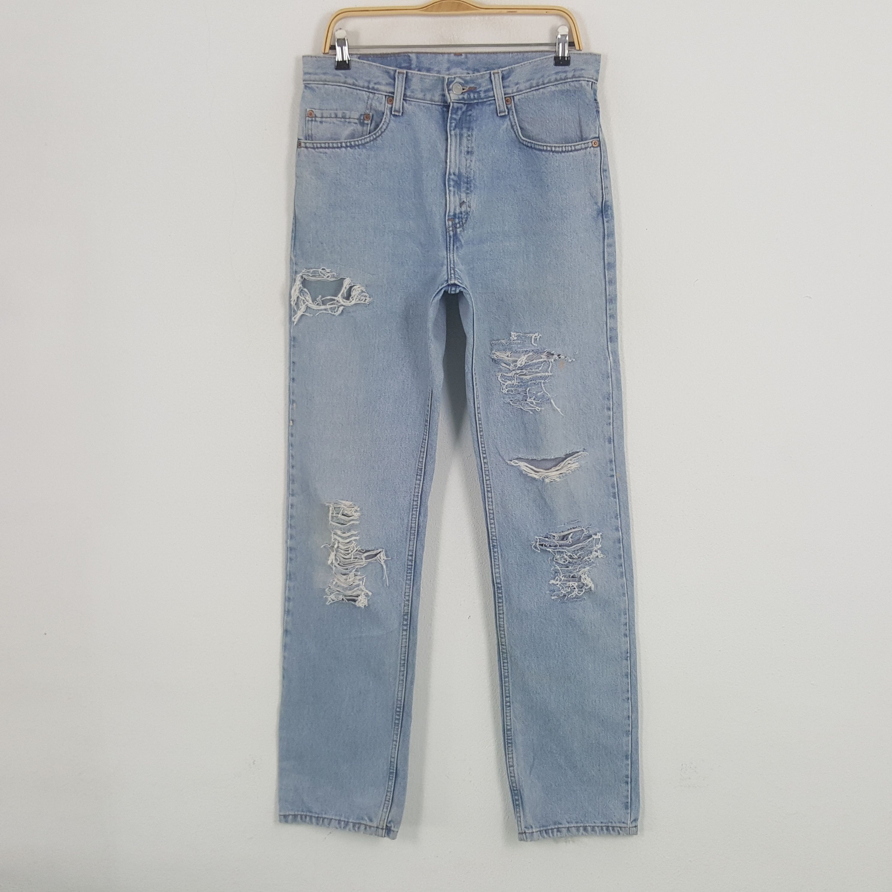 Levi's × Vintage Vintage Levi's Distressed Style Denim Jeans Size US 32 / EU 48 - 1 Thumbnail