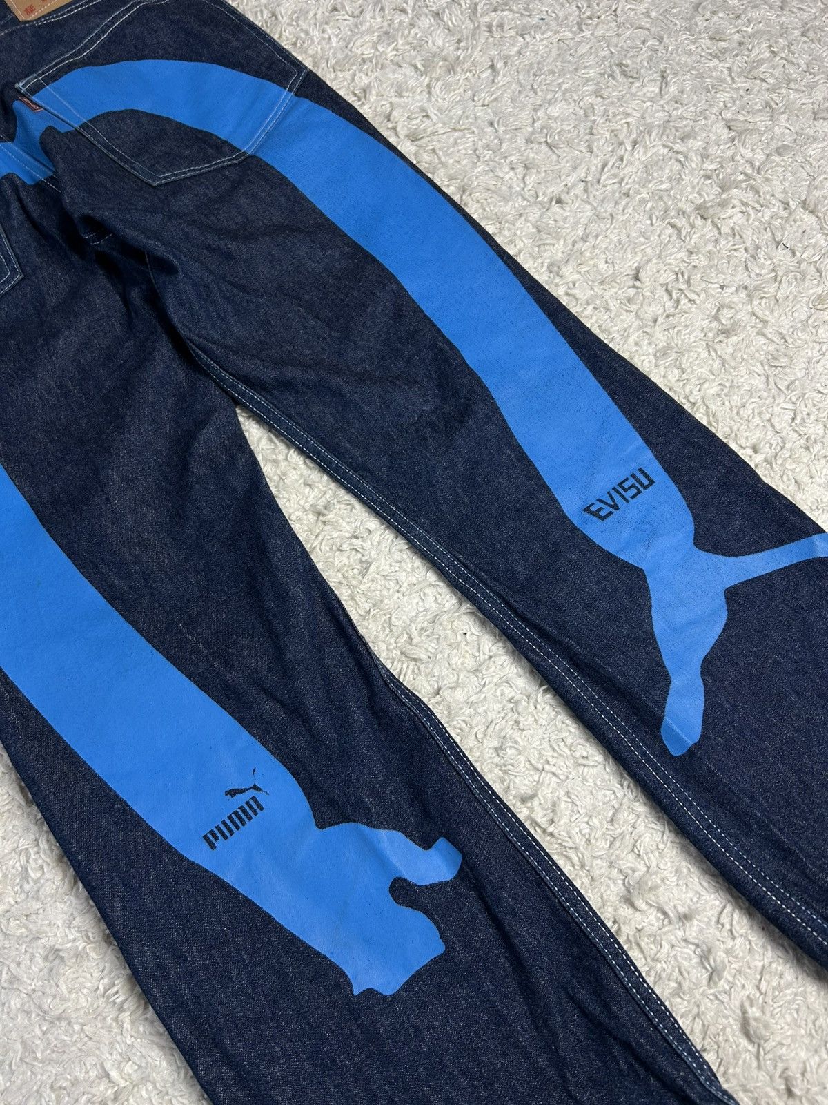 Evisu × Puma × Vintage Denim Pants Evisu x Puma rare rap y2k affliction Size US 30 / EU 46 - 3 Thumbnail