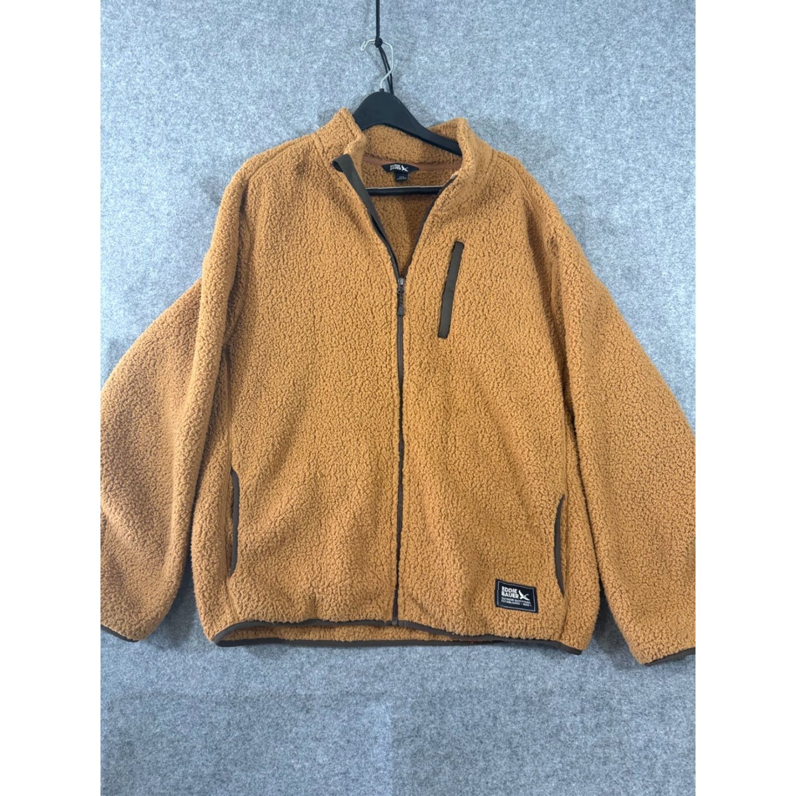 Eddie Bauer Eddie Bauer Jacket Mens L Brown Soft Cozy Fleece Full Zip Outdoor Winter Shirt Size US L / EU 52-54 / 3 - 3 Thumbnail