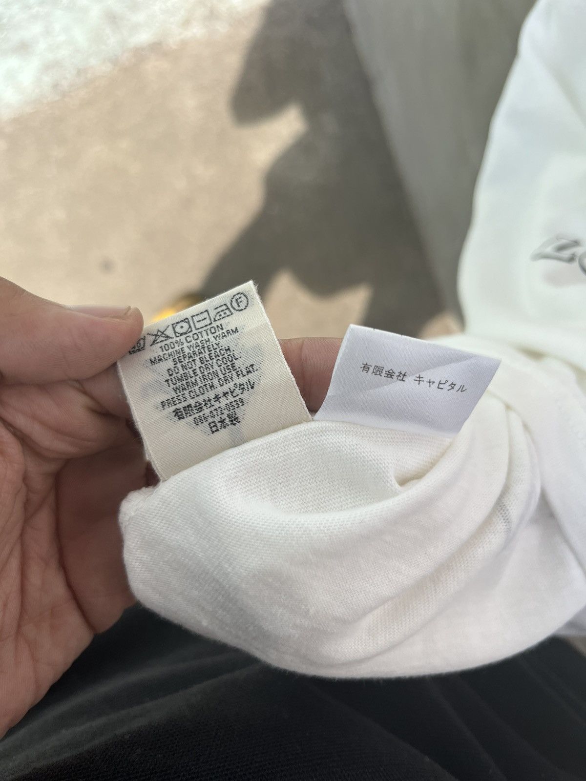 Kapital SS18 Love Peace Rain Tee Size US M / EU 48-50 / 2 - 6 Thumbnail