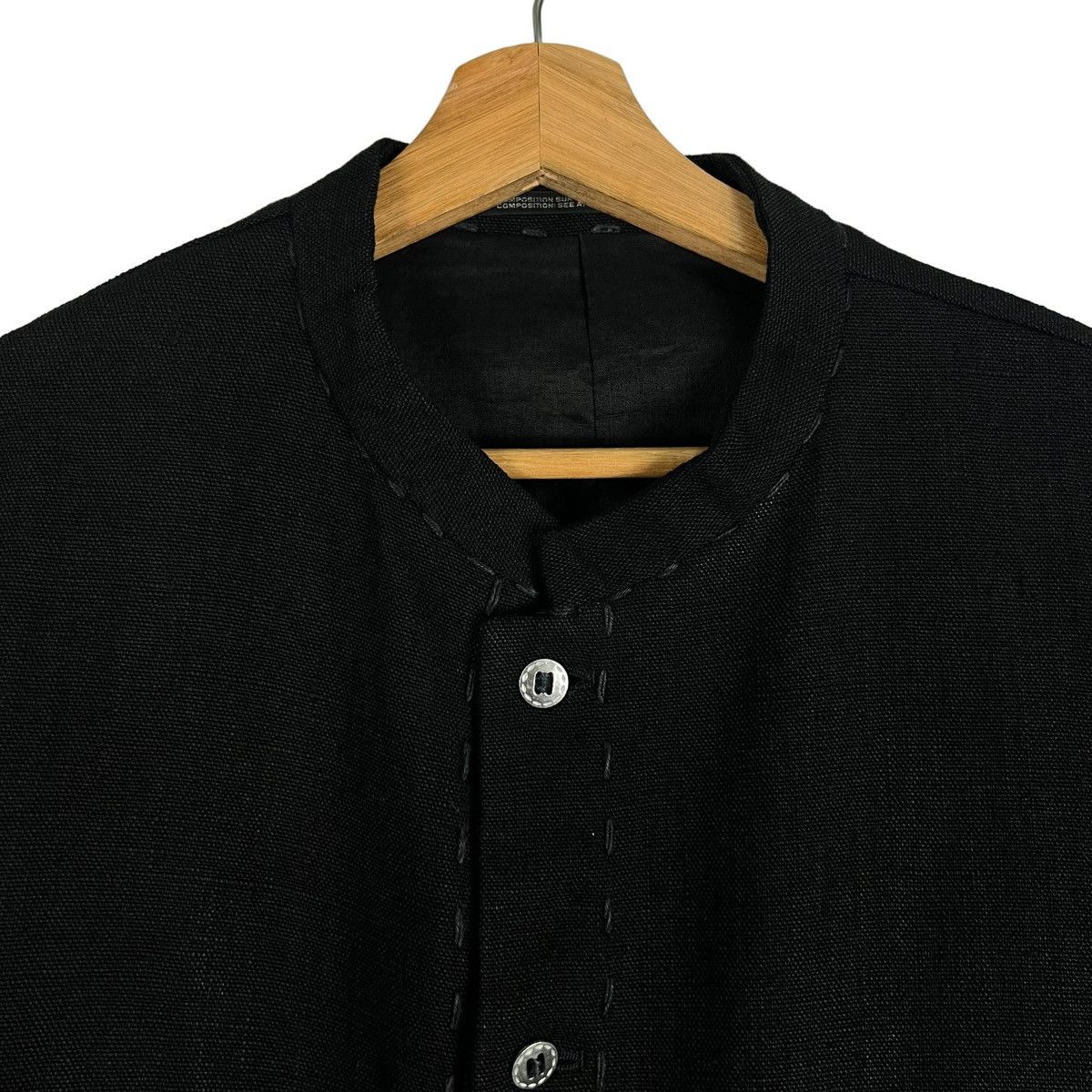 Yohji Yamamoto 🔥VTG YOHJI YAMAMOTO POUR HOMME AW1999 WOOL BUTTON JACKET Size US L / EU 52-54 / 3 - 13 Thumbnail