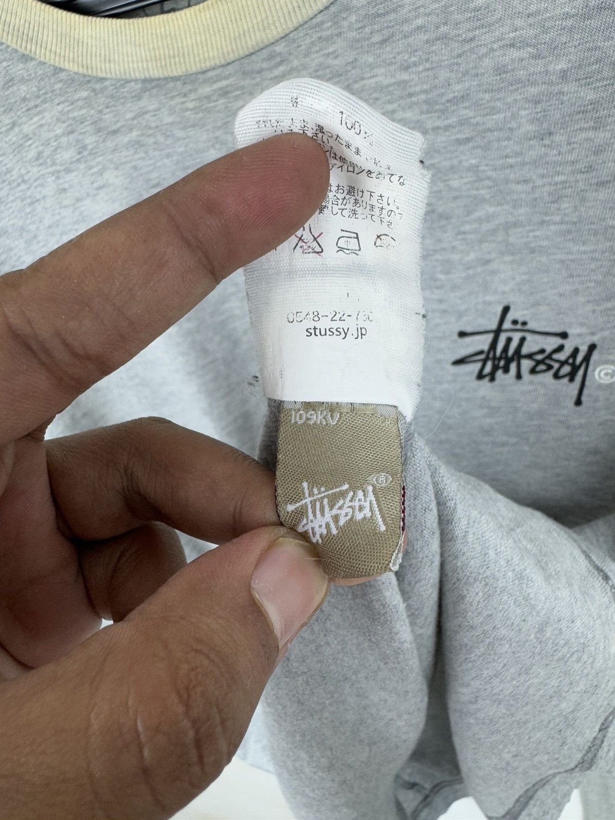 Stussy Big Logo Stussy Long Sleeve Shirt Size US L / EU 52-54 / 3 - 4 Thumbnail