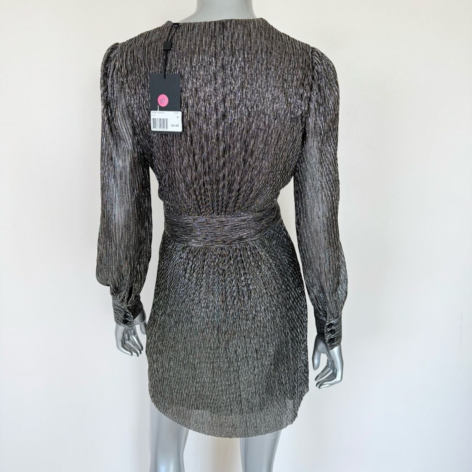 The Kooples NWT!! The Kooples women lurex mini dress size 0 or S 415$ Size XS / US 0-2 / IT 36-38 - 2 Thumbnail