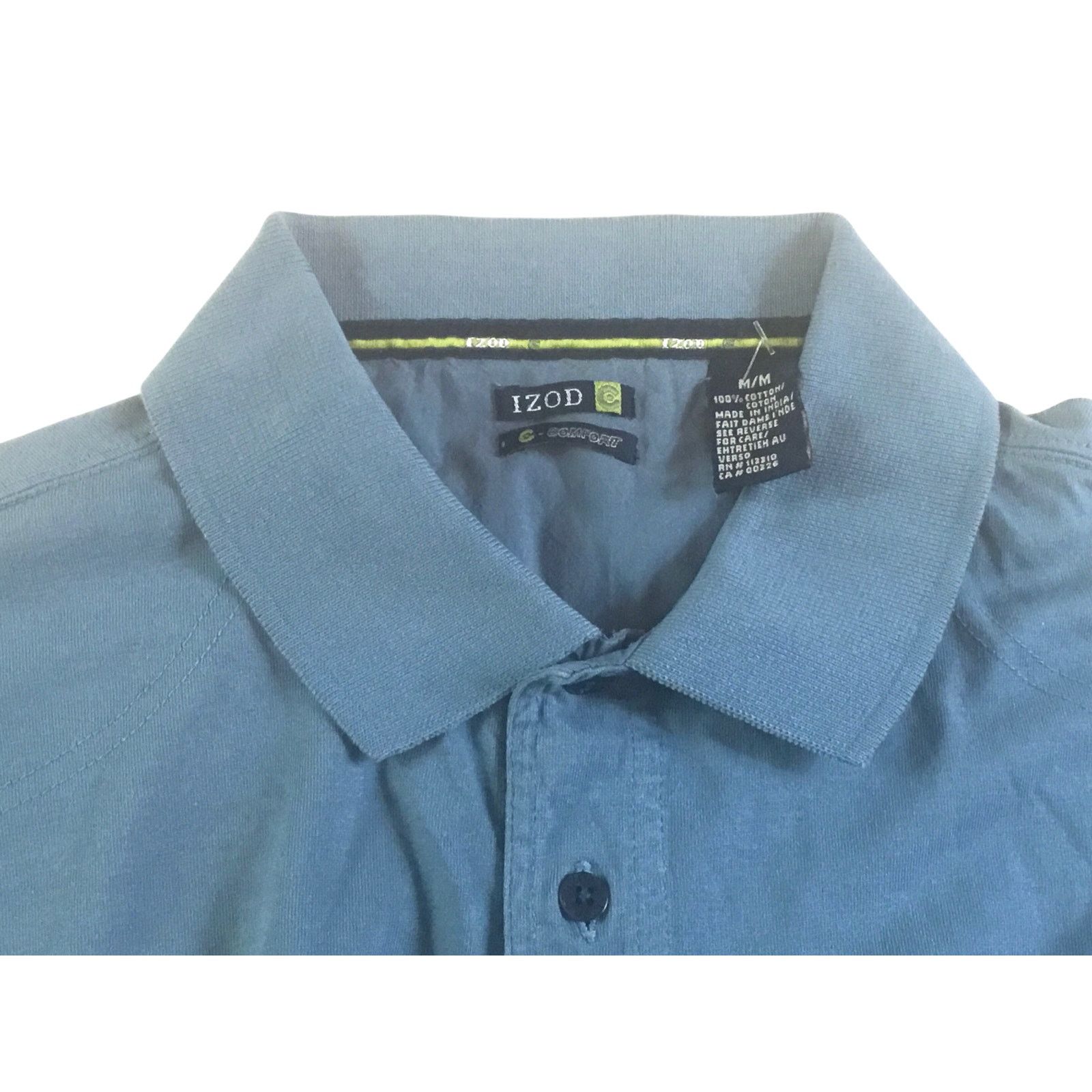 Izod Izod Pocket Polo Shirt Comfort New Lake Blue Medium NWT Size US M / EU 48-50 / 2 - 5 Thumbnail