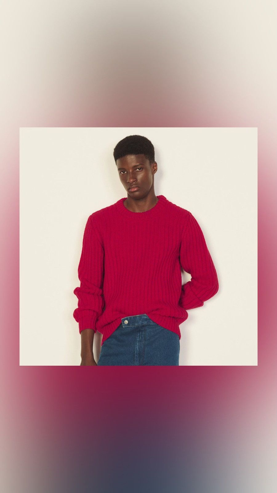 Sandro Sandro Paris men knit sweater size XS fit S Size US S / EU 44-46 / 1 - 3 Thumbnail