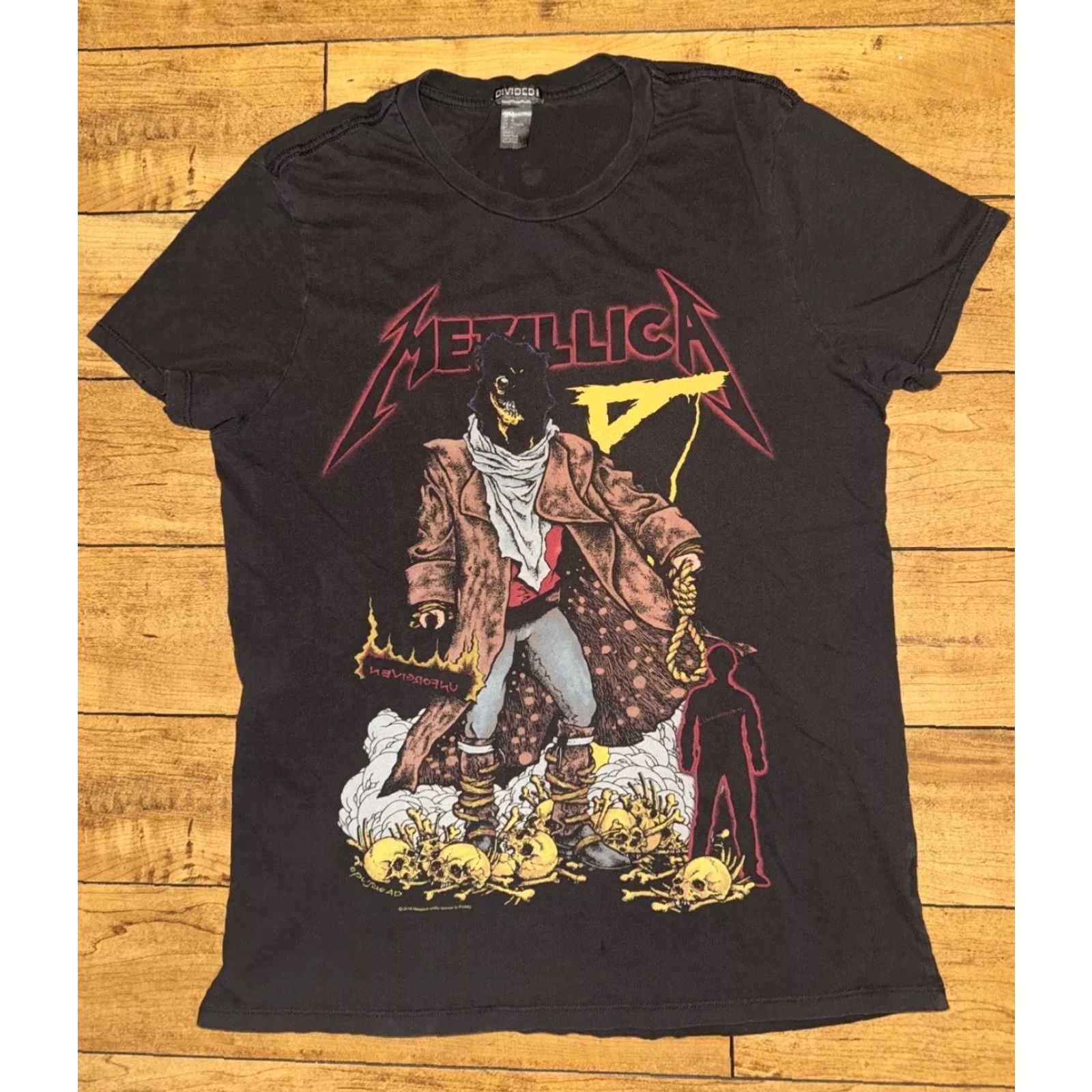 Vintage Metallica Pushead T-Shirt Black Medium User: Metallica Pushead T-Shirt Black Medium Size US M / EU 48-50 / 2 - 2 Thumbnail
