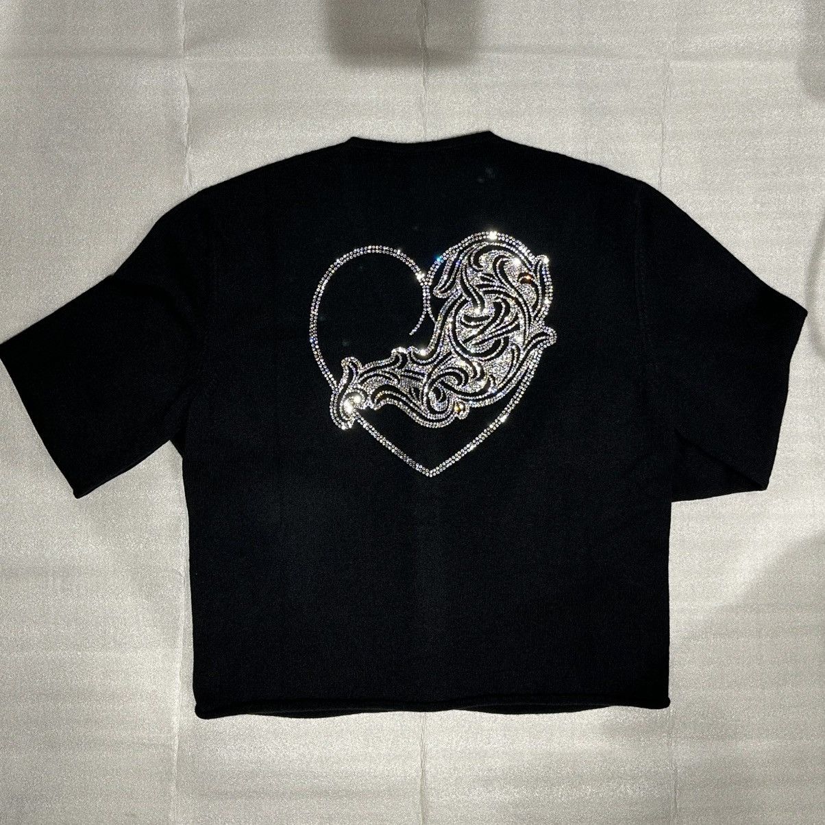 Chrome Hearts Chrome Hearts Rhinestone Floral Hearts Cardigan Size M / US 6-8 / IT 42-44 - 1 Thumbnail