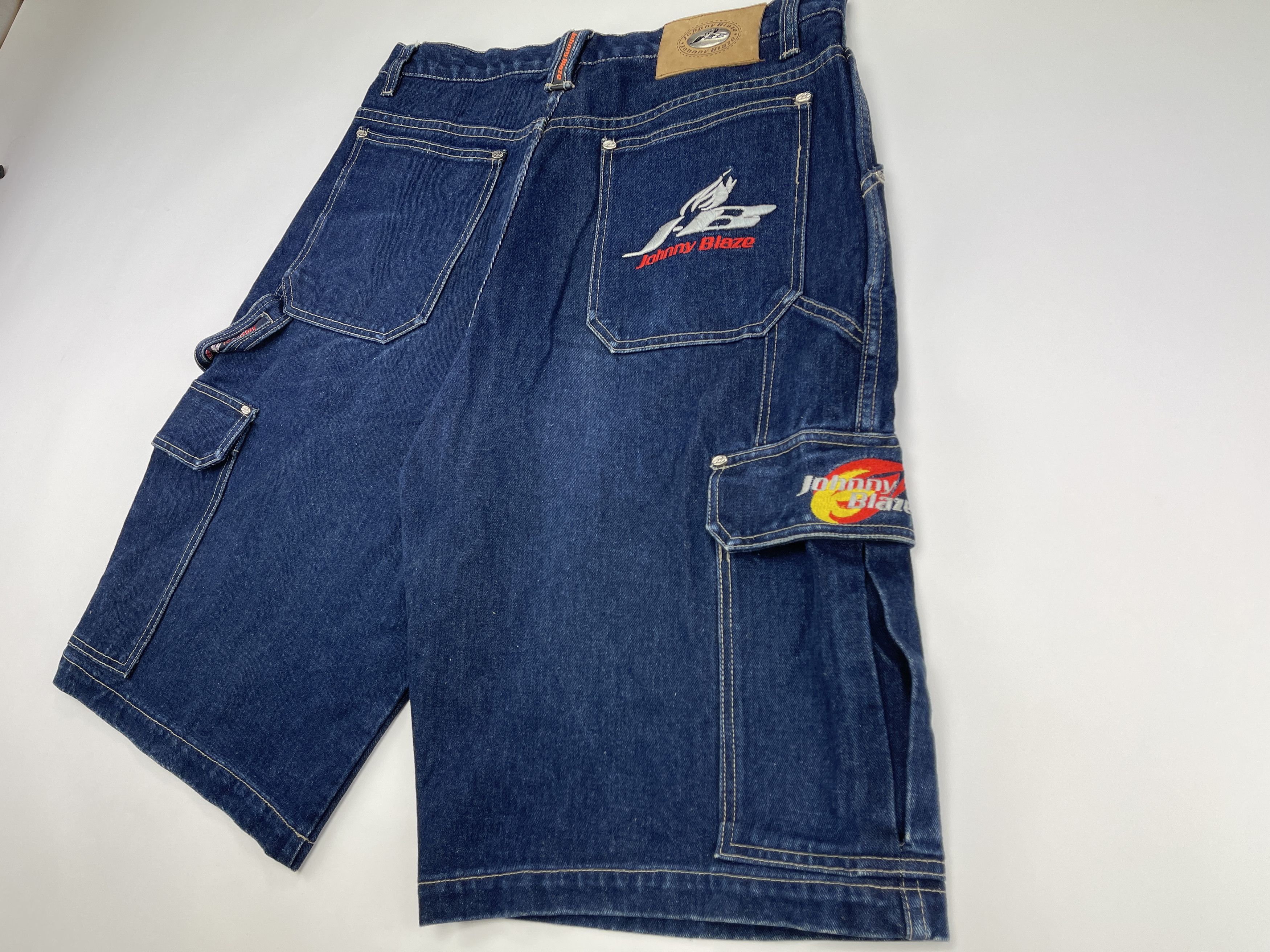 Wu-Tang Clan JOHNNY BLAZE jeans shorts, Wu Wear, Wu Tang Clan vintage, 36 Size US 36 / EU 52 - 4 Thumbnail