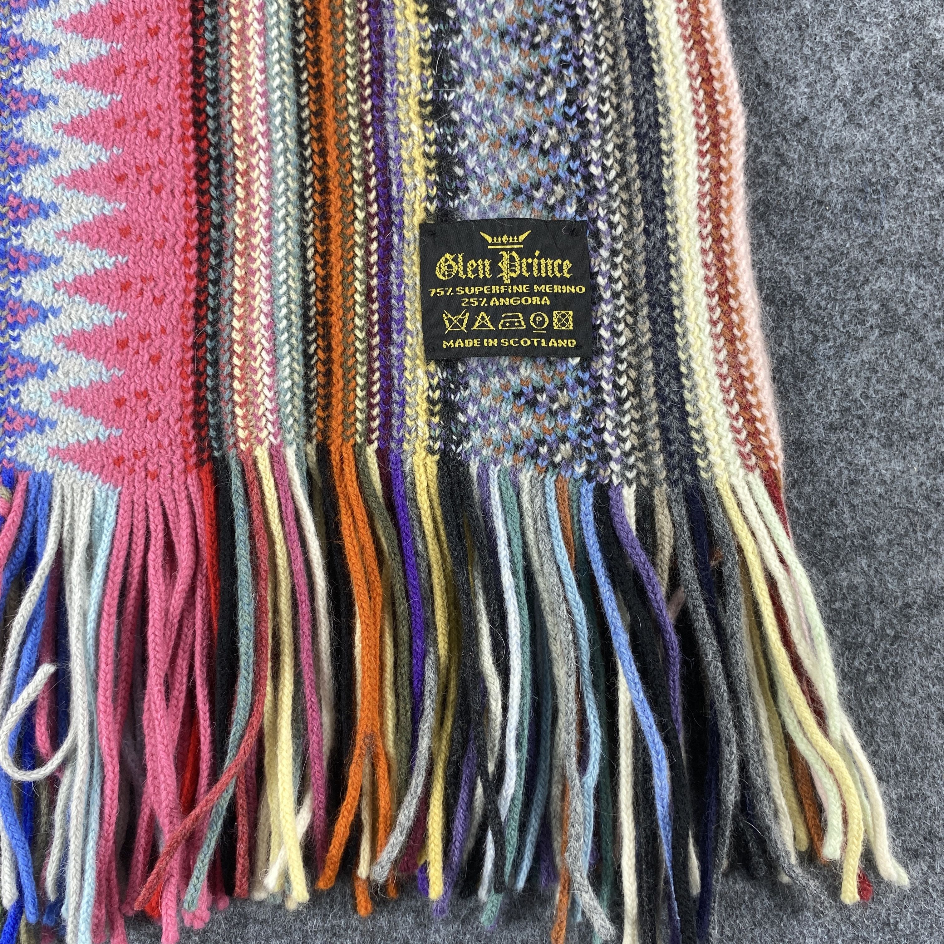 Vintage Glen Prince Scarf # Muffler # Neckwear # D528 Size ONE SIZE - 2 Thumbnail