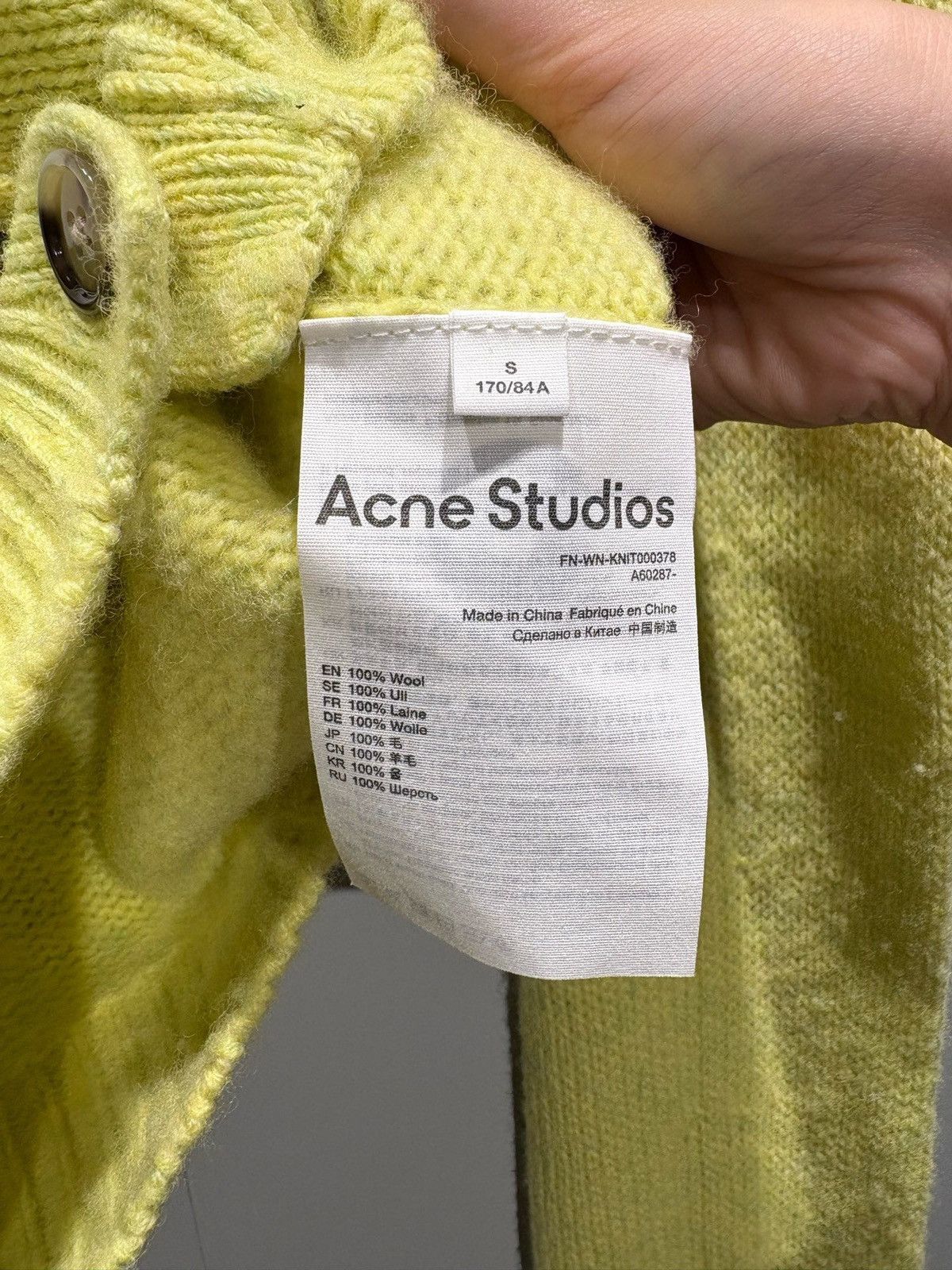 Acne Studios Acne Studios cropped cardigan Size S / US 4 / IT 40 - 4 Thumbnail