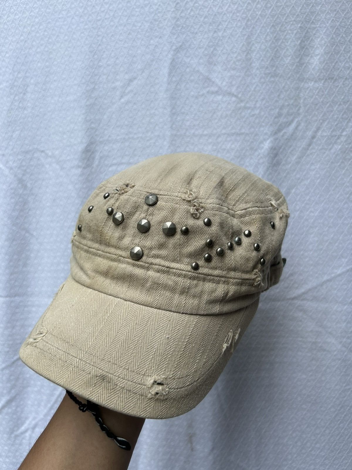 If Six Was Nine × Japanese Brand × Le Grande Bleu (L.G.B.) Distressed studded gothic style hats Size ONE SIZE - 1 Thumbnail