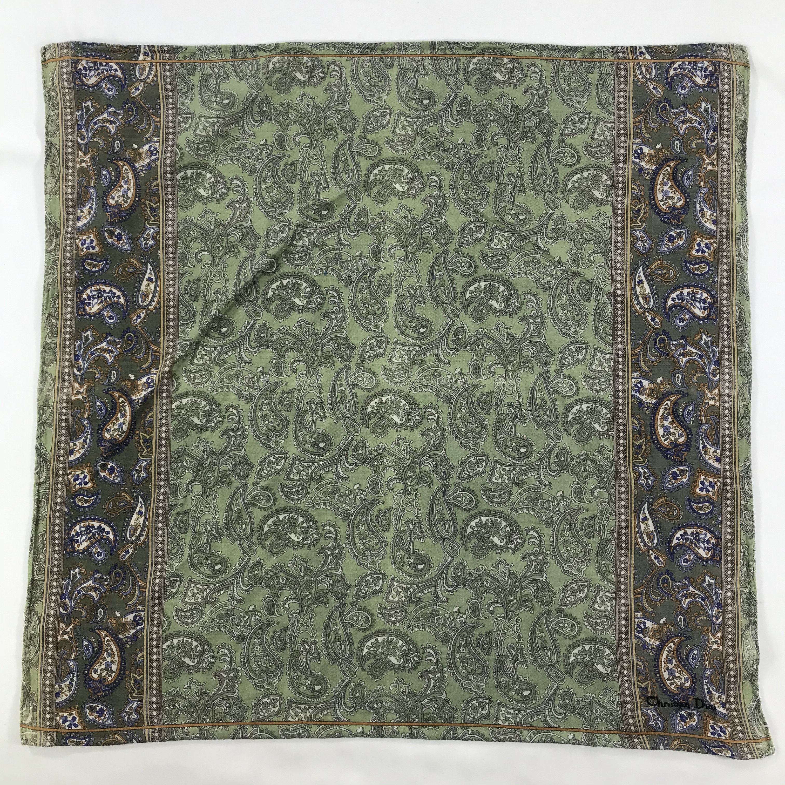 Vintage Christian Dior Bandana / Handkerchief / Neckerchief - S1756 Size ONE SIZE - 1 Thumbnail