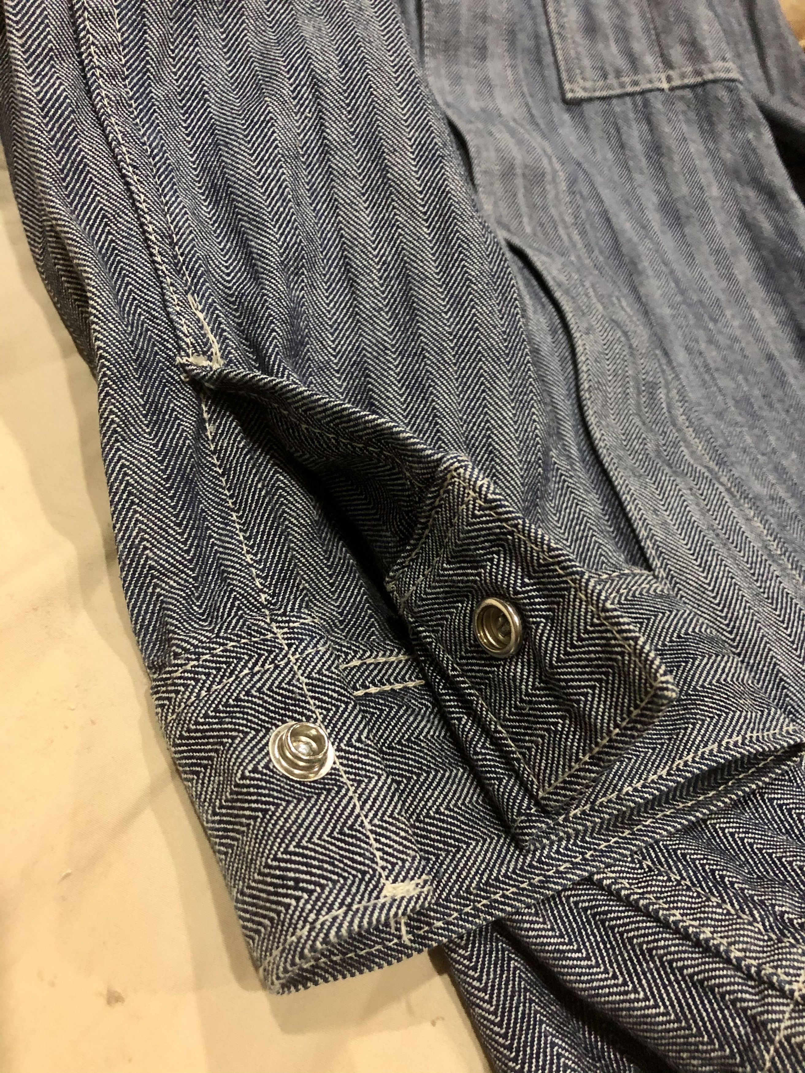 Sugar Cane Sugar Cane HBT Herringbone Twill Selvedge Work Jacket Size US M / EU 48-50 / 2 - 11 Thumbnail