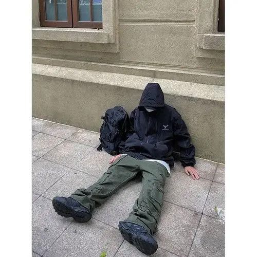 Japanese Brand × Vintage baggy street pants with many pockets Size US 32 / EU 48 - 2 Thumbnail
