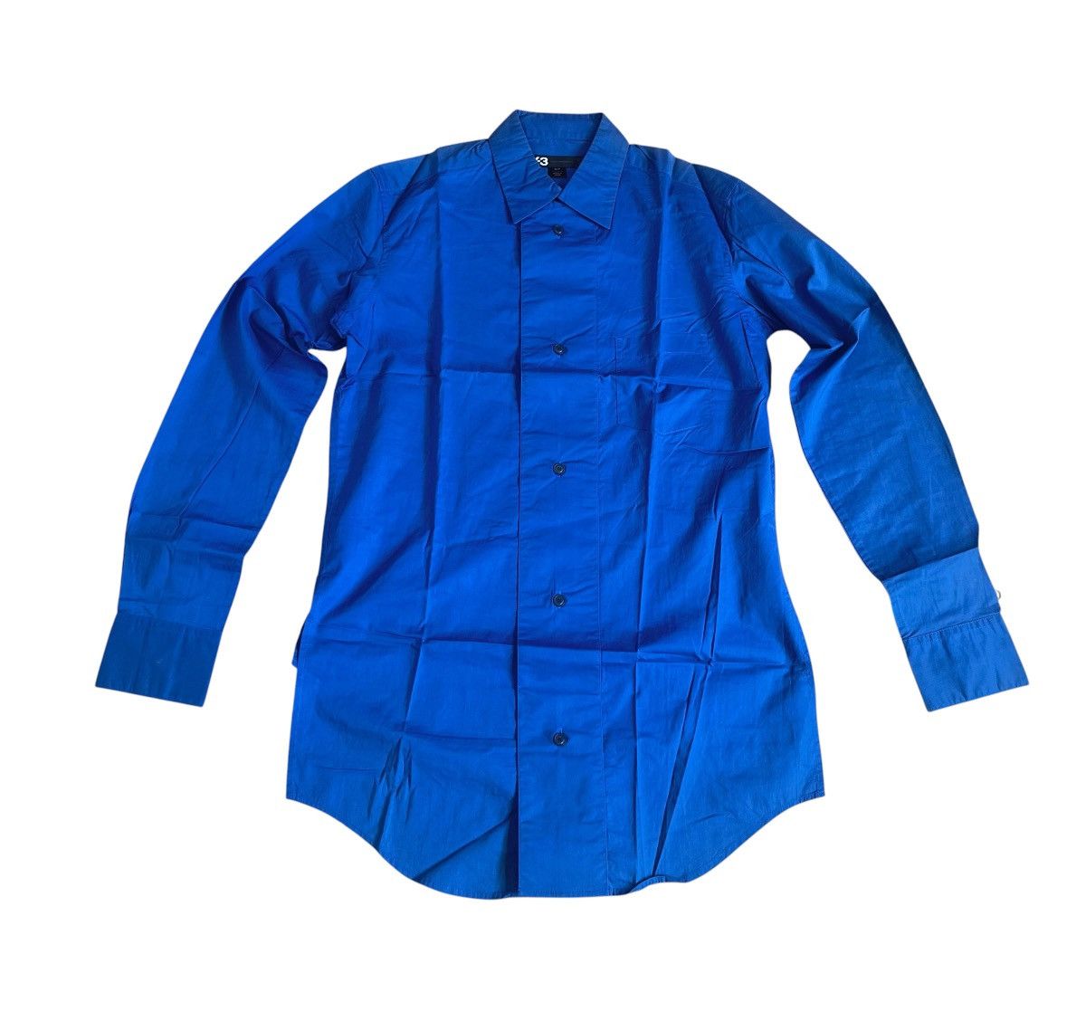 Yohji Yamamoto Yohji yamamoto y-3 classic blue button up shirt Size US S / EU 44-46 / 1 - 1 Thumbnail