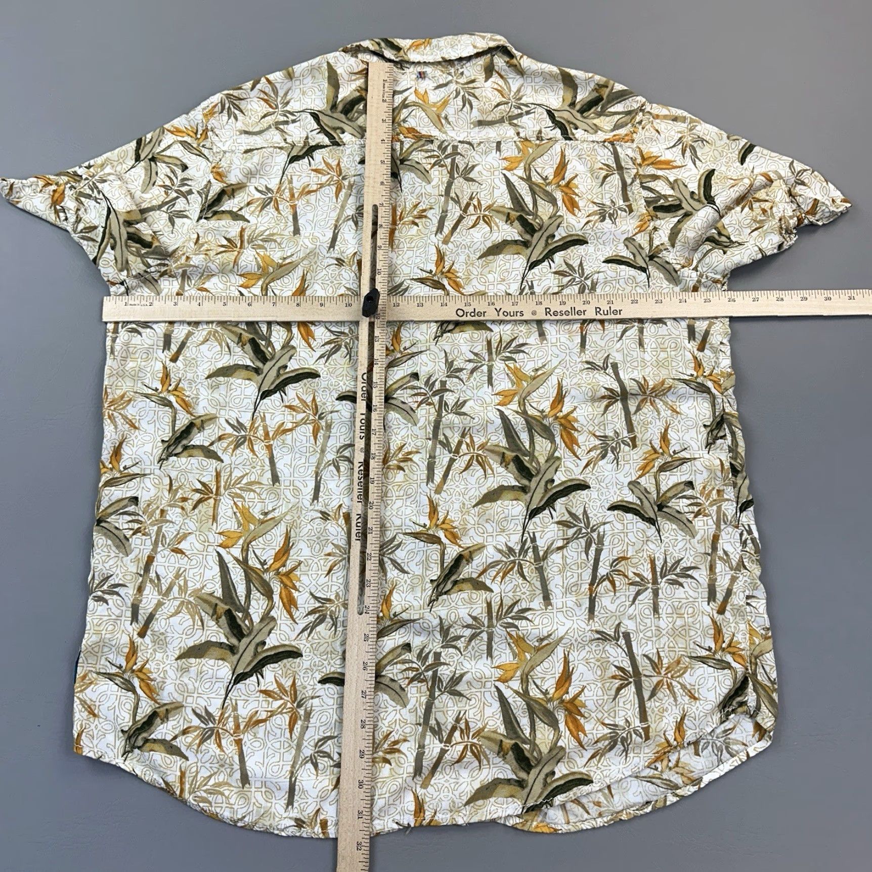 Paradise Margaritaville Shirt Mens 2XL Rayon Birds Of Paradise Floral Print Hawaiian Shirt Size US XXL / EU 58 / 5 - 7 Thumbnail