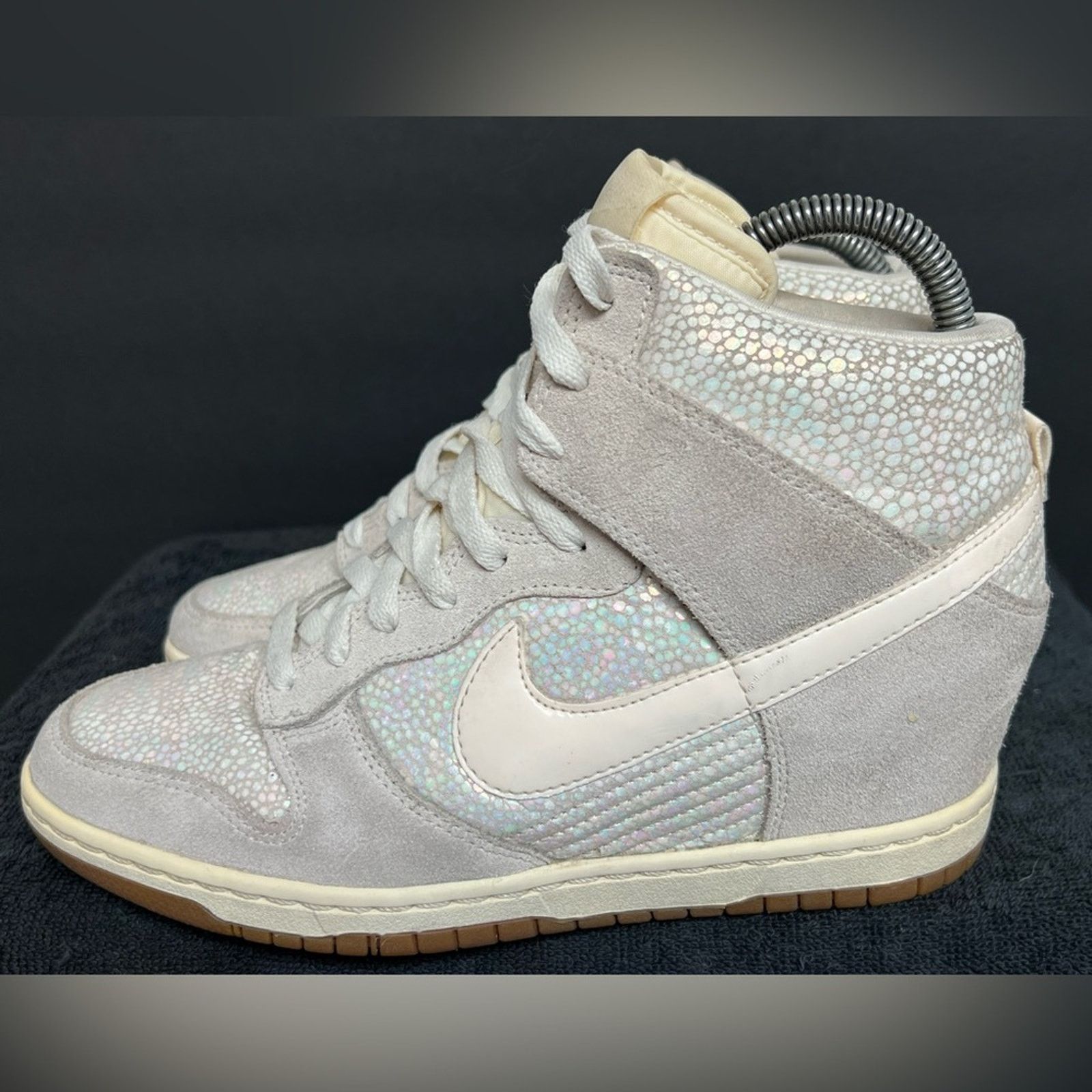 Nike Nike Dunk Sky Hi Hidden Wedge Metallic Luster / Sail SZ 9 Size US 9 / IT 39 - 1 Thumbnail