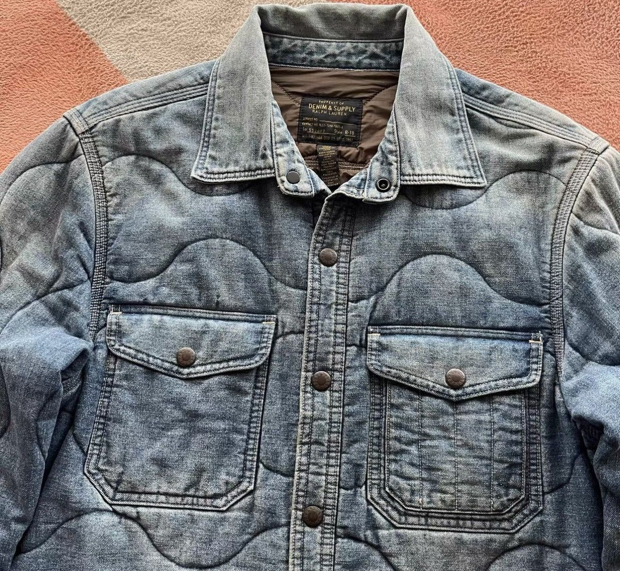 Denim & Supply Ralph Lauren Denim Supply Quilted Denim Shirt - Ralph Lauren K22 Size US S / EU 44-46 / 1 - 5 Thumbnail