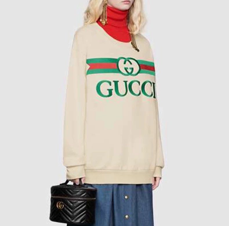 Gucci Gucci Logo double G long-sleeved sweatshirt 2502-Nextarrow Size US M / EU 48-50 / 2 - 2 Thumbnail