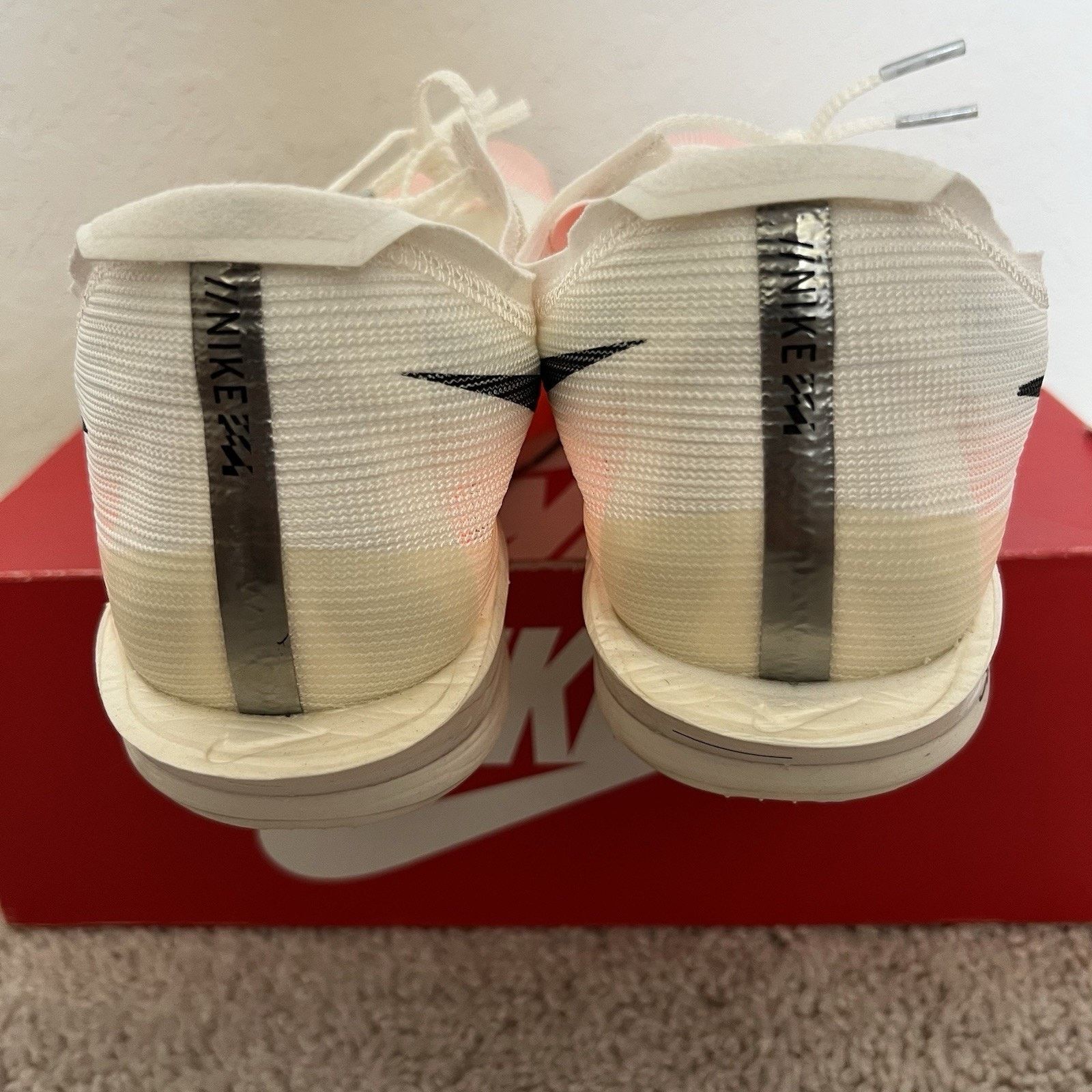 Nike Nike ZoomX Streakfly 2 Proto White Orange Shoes 12.5 New Size US 12.5 / EU 45-46 - 5 Thumbnail