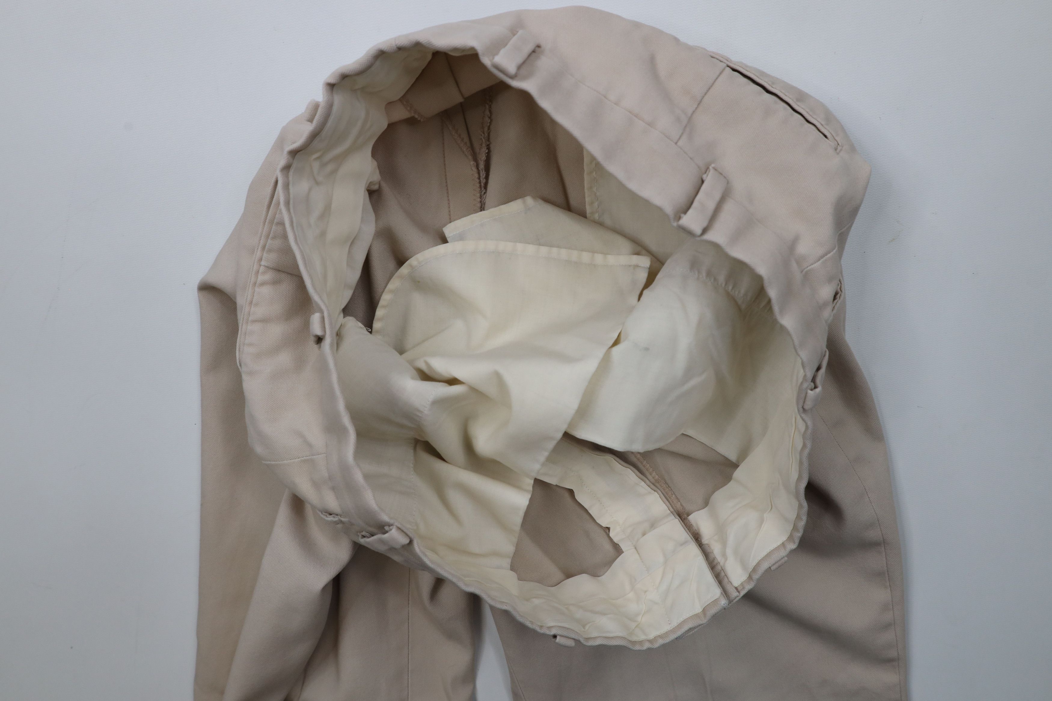 Vintage × Wrangler Vintage 70s Wrangler Flared Wide Leg Chino Pants Beige USA Size US 34 / EU 50 - 10 Thumbnail