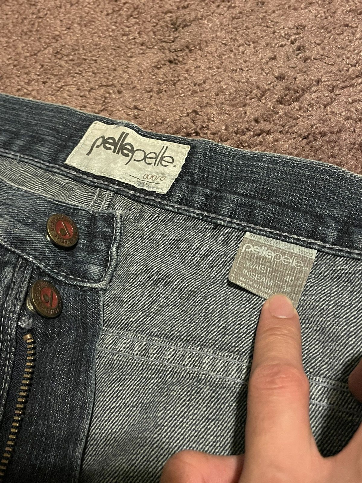 Pelle Pelle Vintage Y2K Pelle Pelle Jeans Baggy Size US 40 / EU 56 - 4 Thumbnail