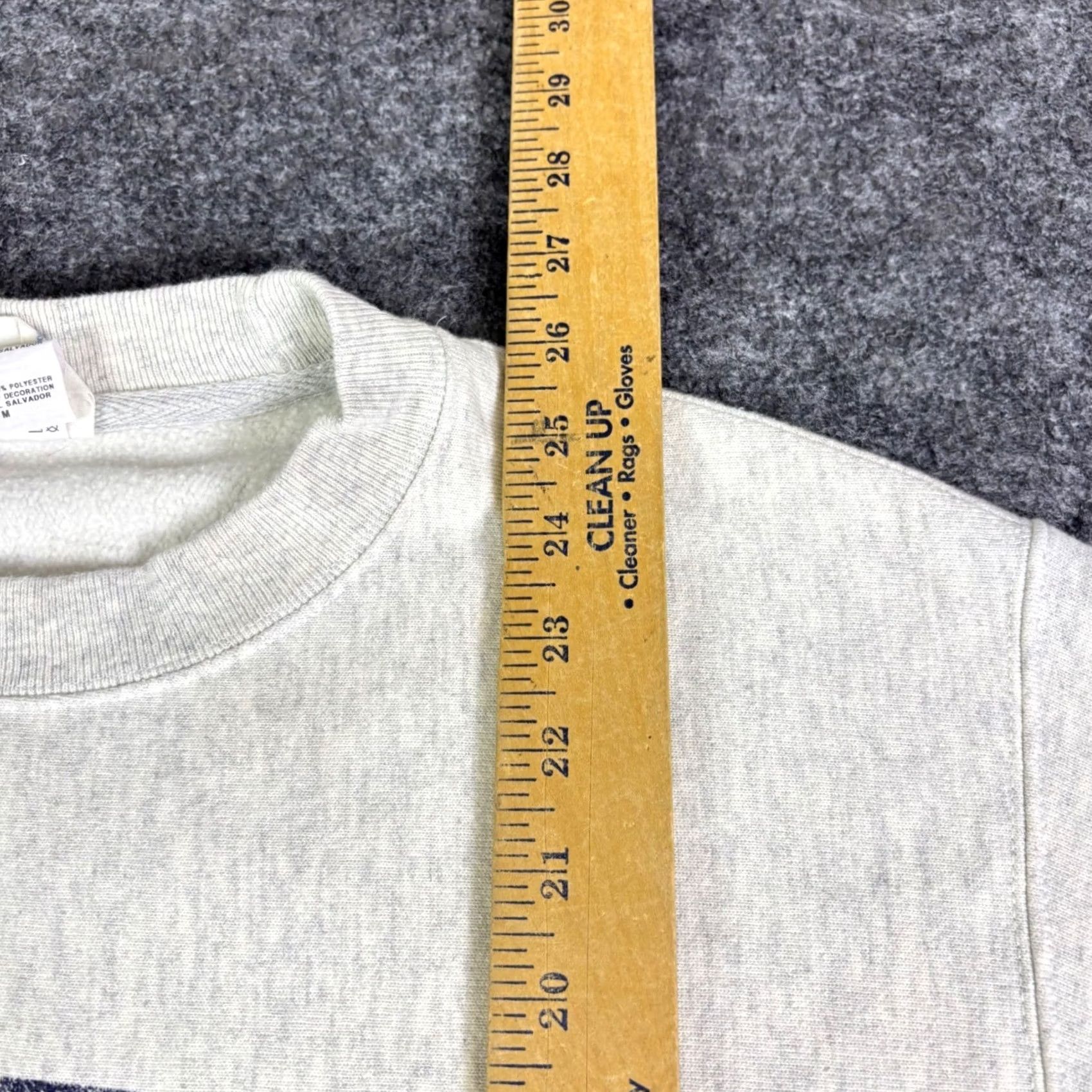 Champion Champion Sweatshirt Gray Mens M Pullover Crew Neck Graphic Print Heavyweight University Size US M / EU 48-50 / 2 - 5 Thumbnail