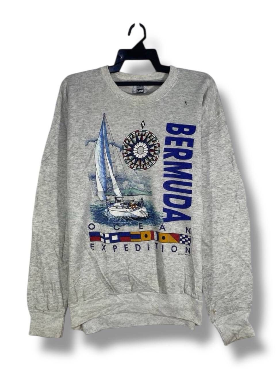 Other Vintage 90s bermuda ocean expedition sweatshirt size L Size US L / EU 52-54 / 3 - 1 Thumbnail