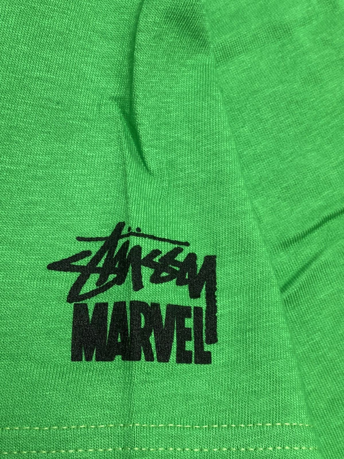 Stussy Stüssy x Marvel green T-shirt, size XL, new Size US XL / EU 56 / 4 - 8 Thumbnail