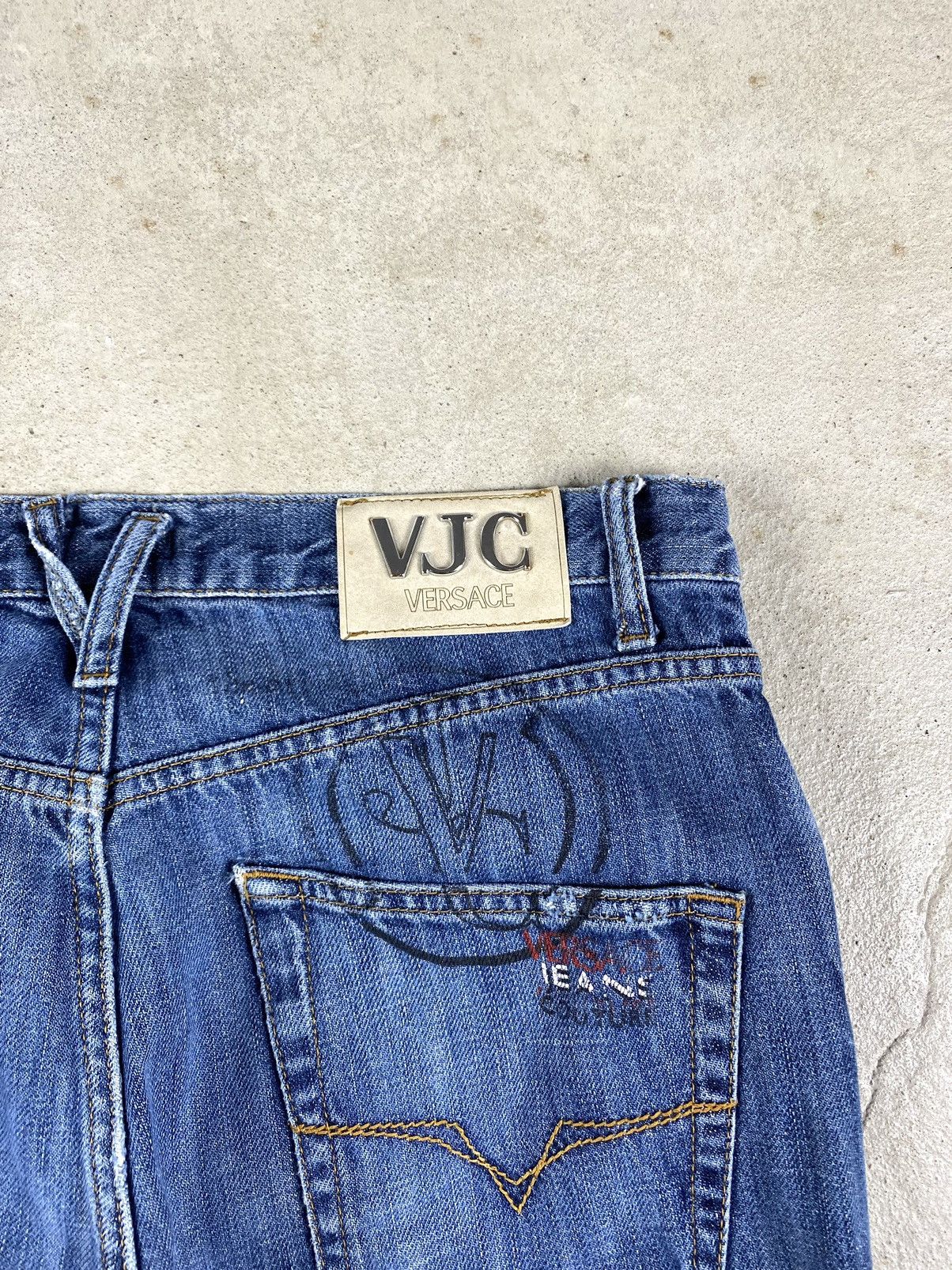 Versace Y2K Vintage Archive Versace Jeans Denim Pants Hype Size US 34 / EU 50 - 7 Thumbnail