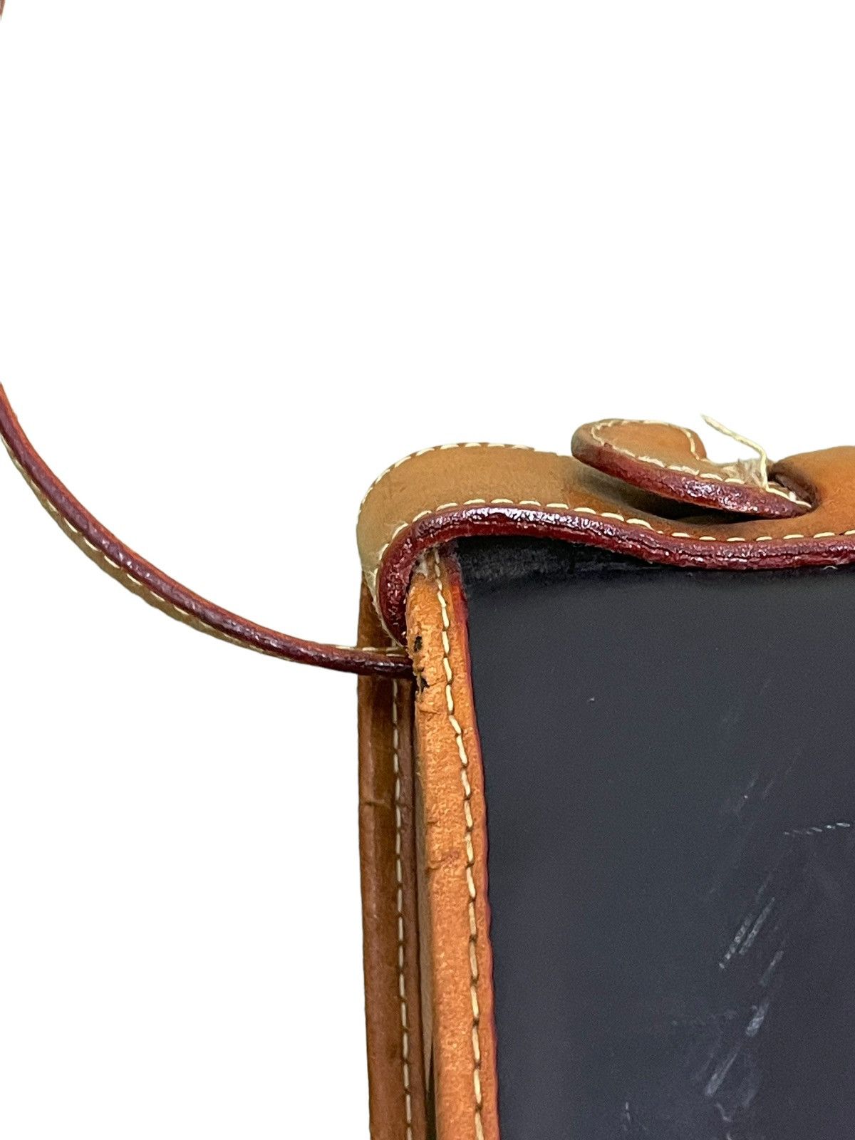 Genuine Leather Full Leather Patina Vtg Alice Italy Shoulder Bag 2🟩 Size ONE SIZE - 14 Thumbnail