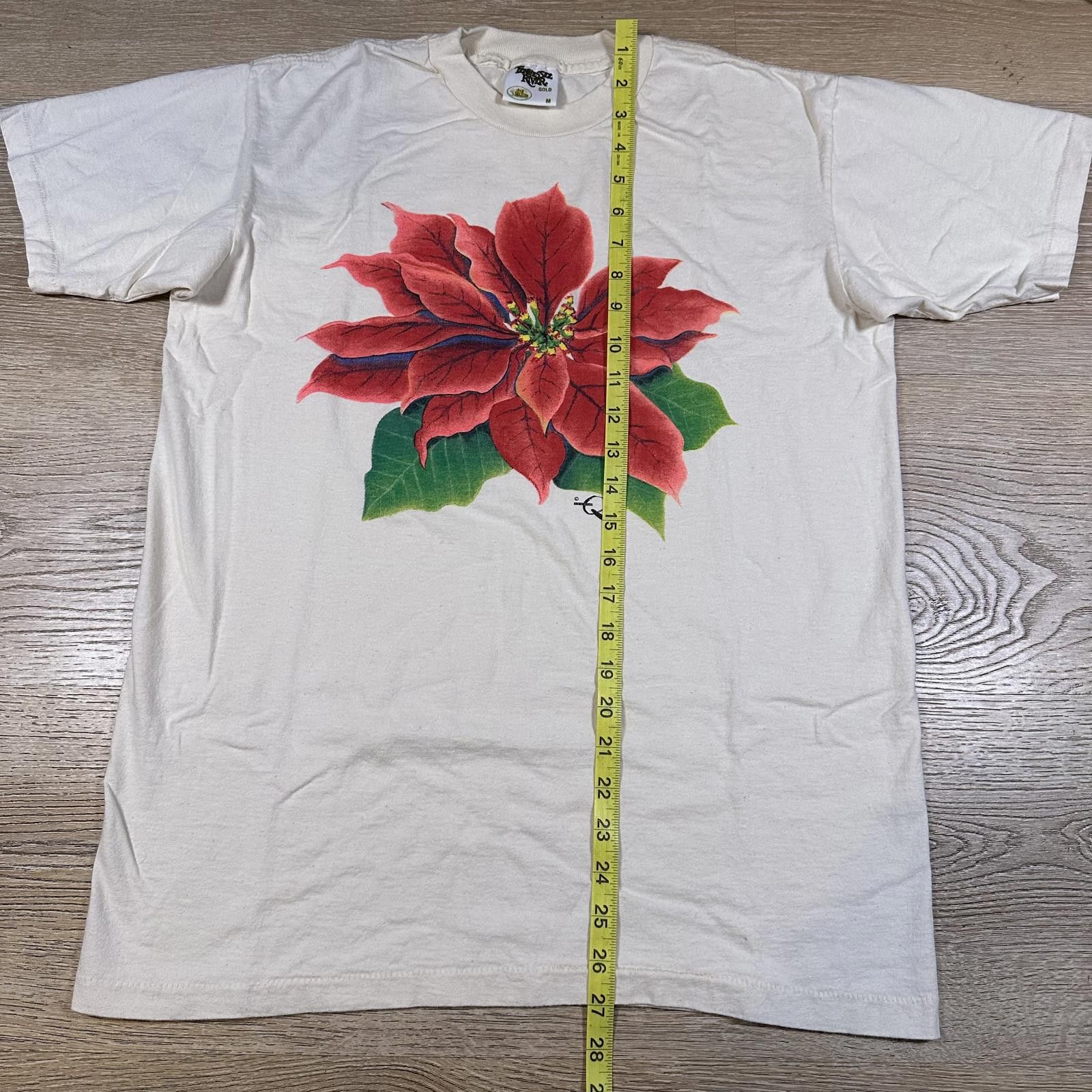 Other Vintage Studio Q Art Van Gogh Graphic T-shirt M Red Green Size US M / EU 48-50 / 2 - 10 Thumbnail