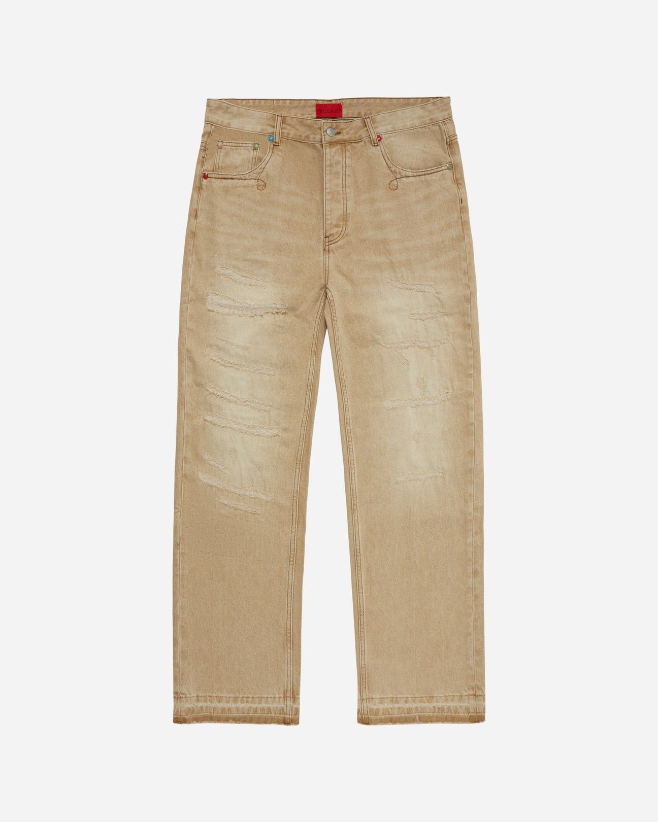 Fugazi Stone Rivet Jeans Natural Washed