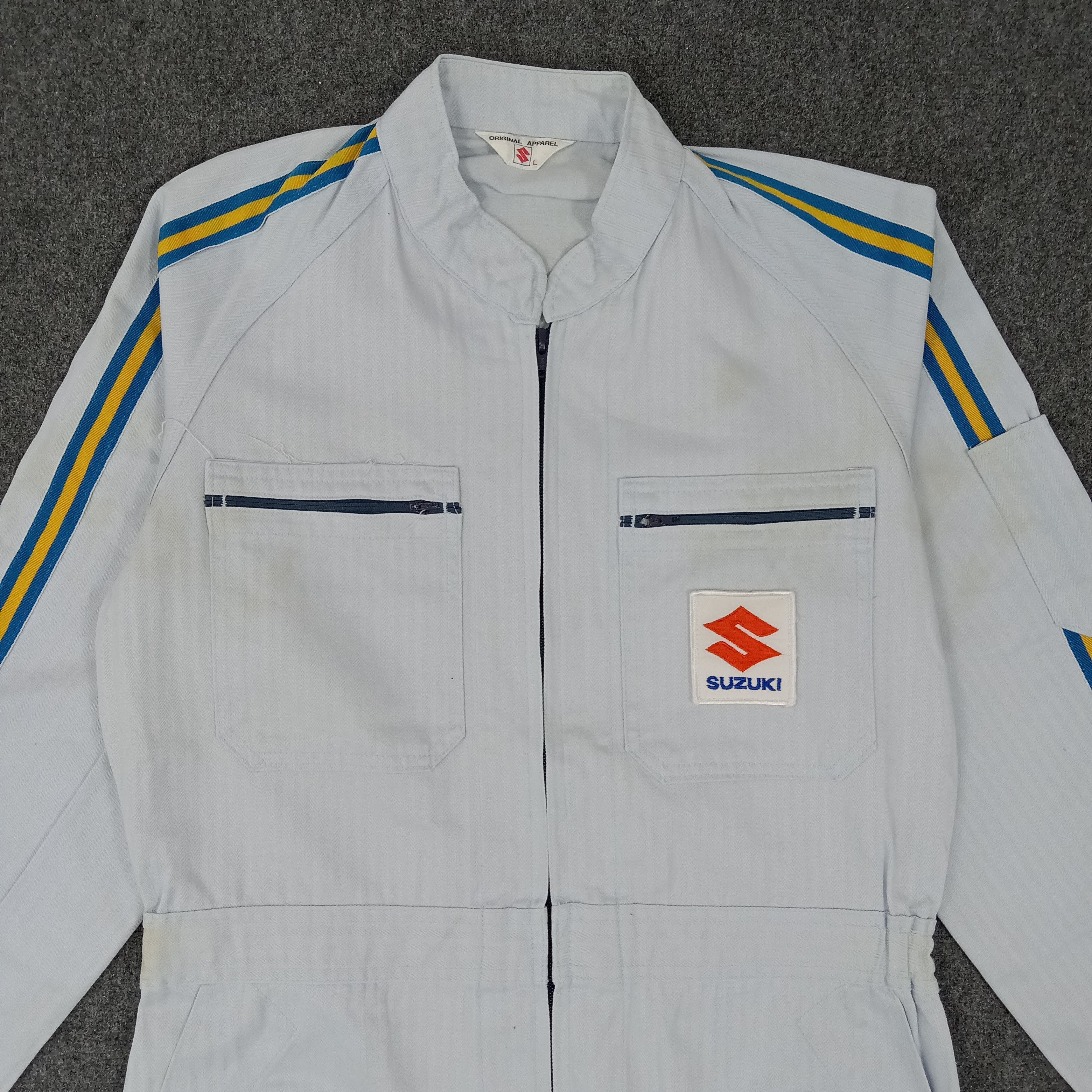 Japanese Brand × Vintage Suzuki Japanese Racing Motorsports Coverall Jacket Size US M / EU 48-50 / 2 - 6 Thumbnail