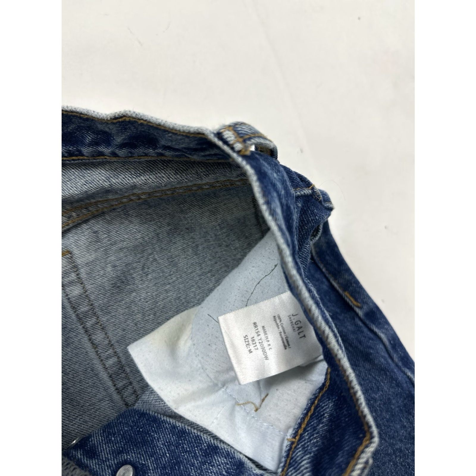 Vintage VINTAGE J.Galt Women's Jeans Bootcut Mid Rise Dark Wash Denim Size M Medium Blue Pants Women Size 32" / US 10 / IT 46 - 6 Thumbnail