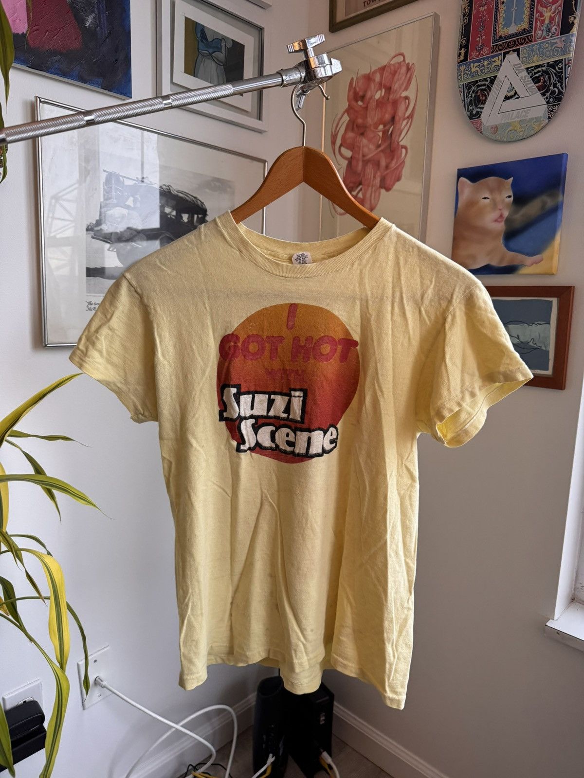 Vintage Vintage Yellow Radio Tee Size US M / EU 48-50 / 2 - 1 Thumbnail